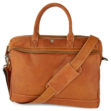Oxford | Tan Leather Laptop Bag