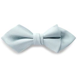 Arctic Blue Pre-Tied Grosgrain Diamond Tip Bow Tie