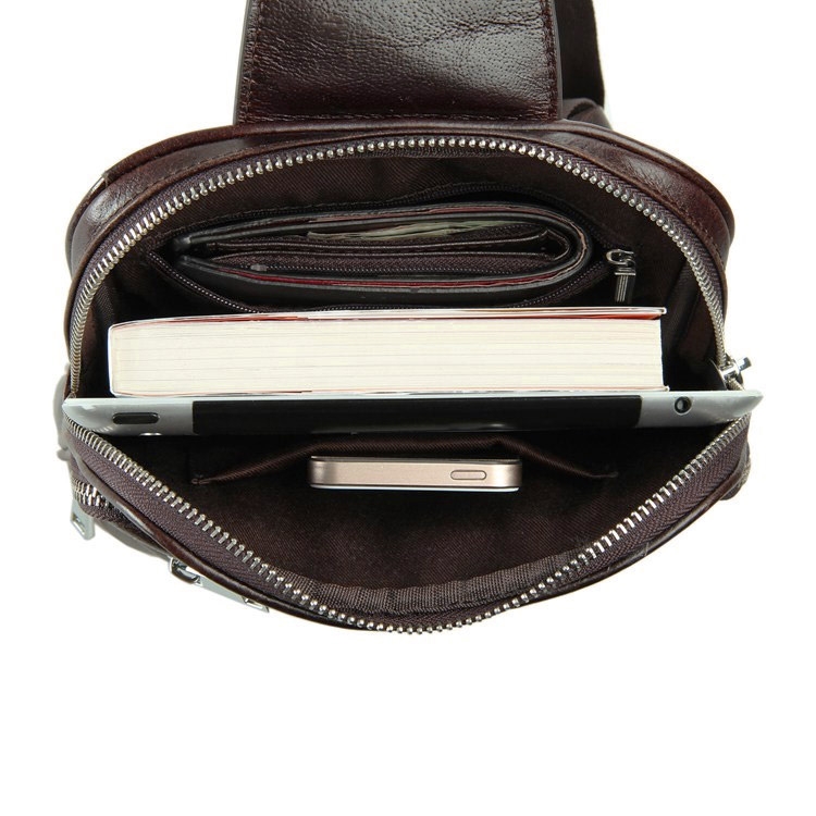 Mørkebrun Manitoch Skuldertaske - 8