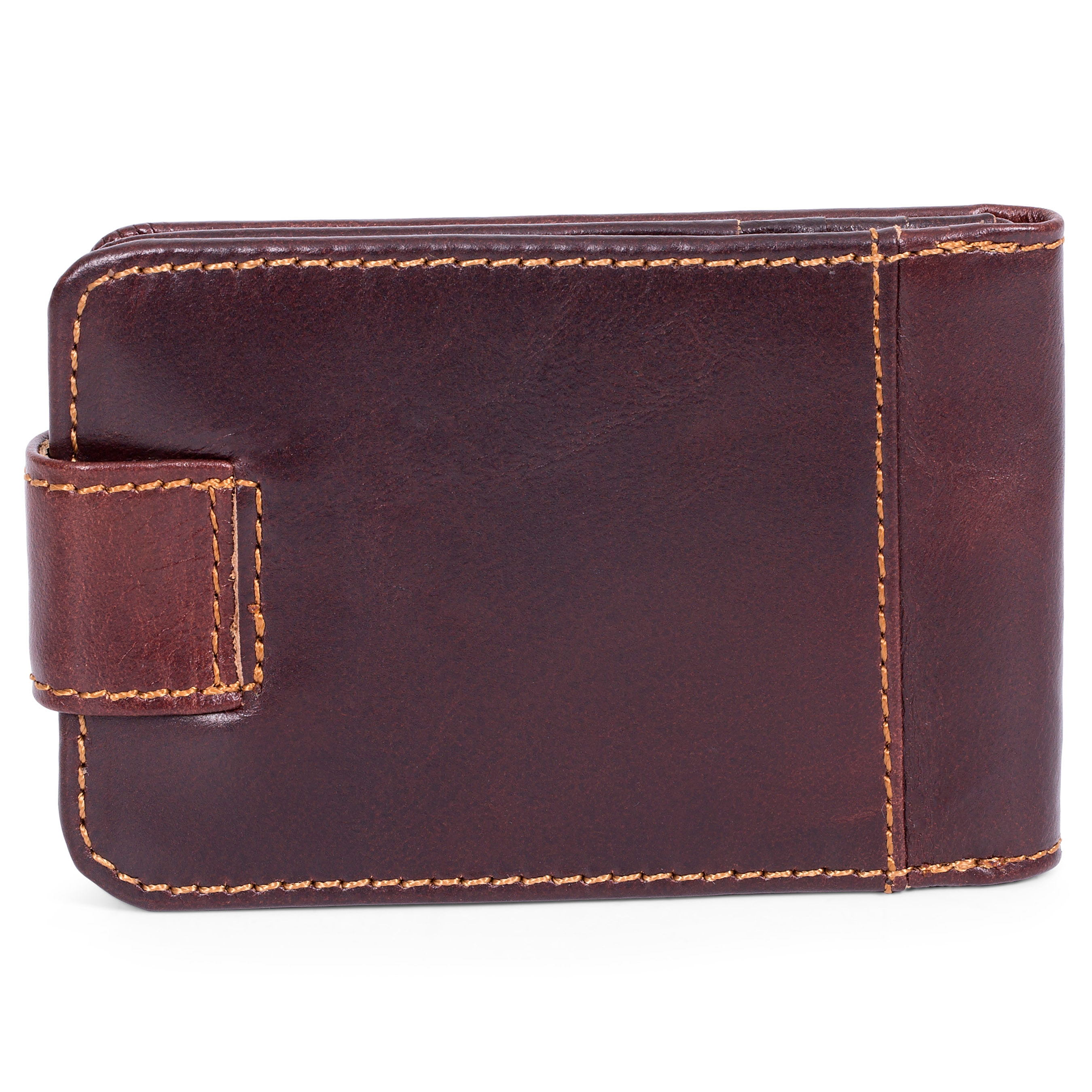 Classic Vintage Brown Card Holder - 4