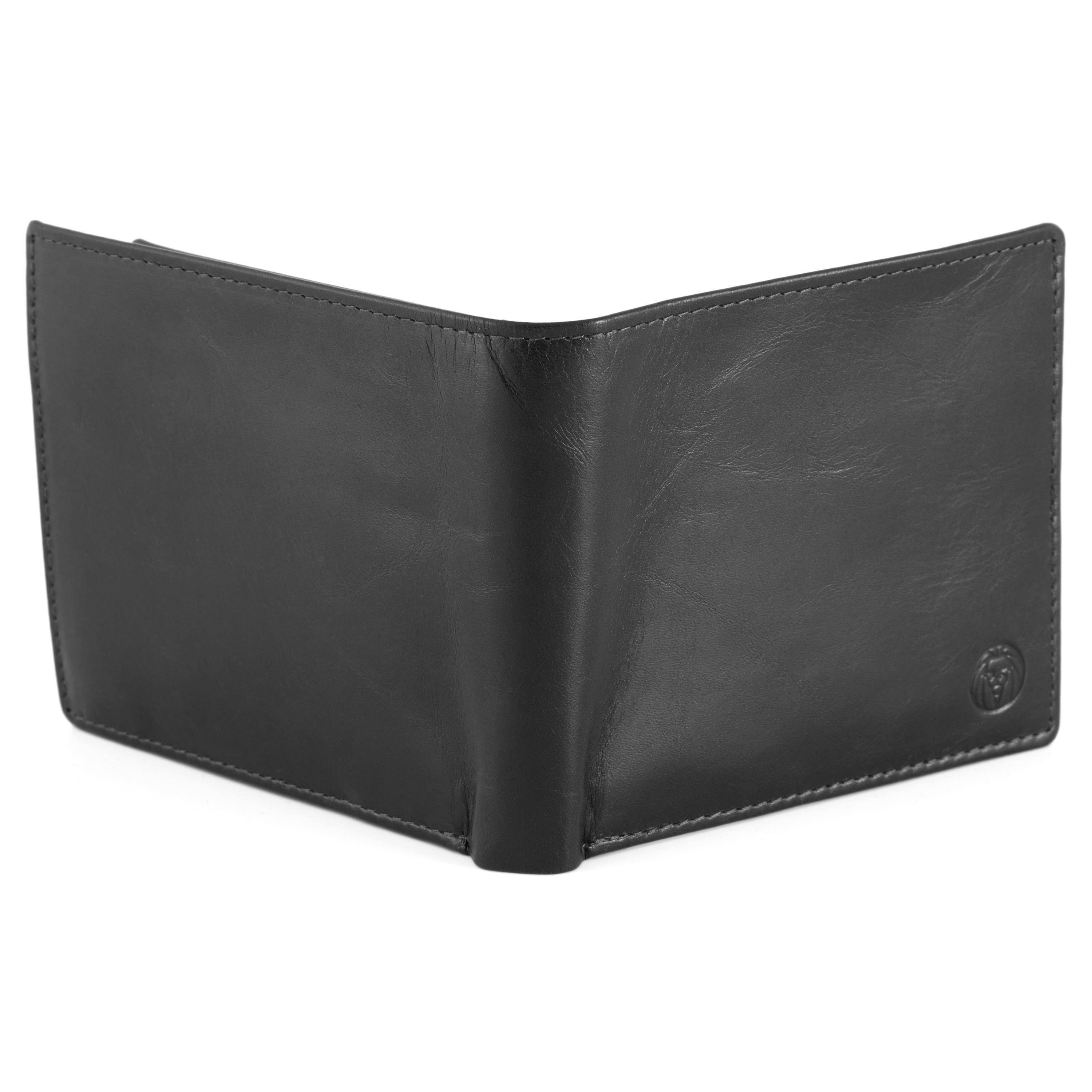Schwarze Tommy Jasper Leder Geldbörse - 12