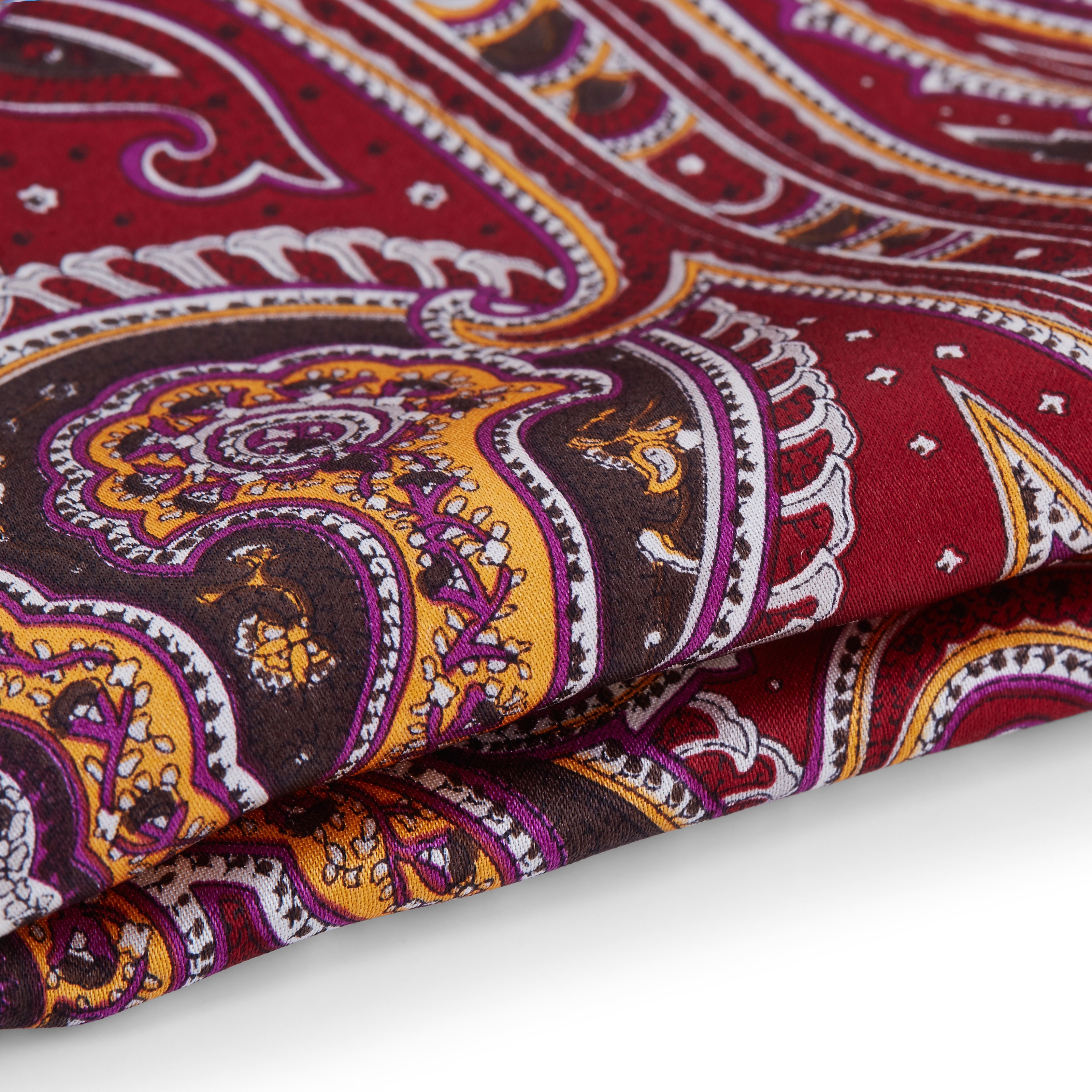 Paisley Pochet in Karmozijnrood - 2