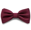 Burgundy Pre-Tied Herringbone Bow Tie Burgundy Pre-Tied Herringbone Bow Tie