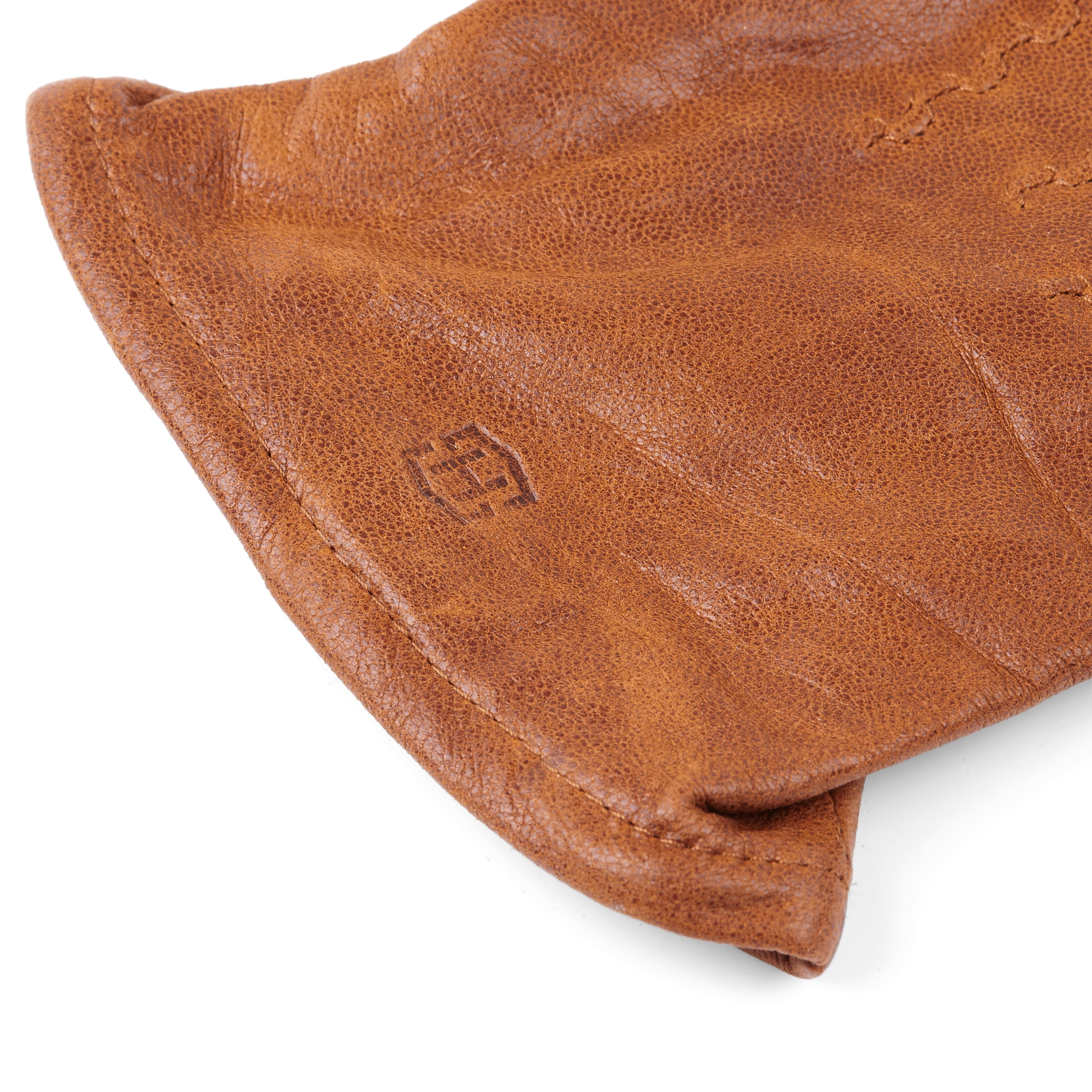 Cuffed Tan Touchscreen Compatible Sheep leather Gloves - 2