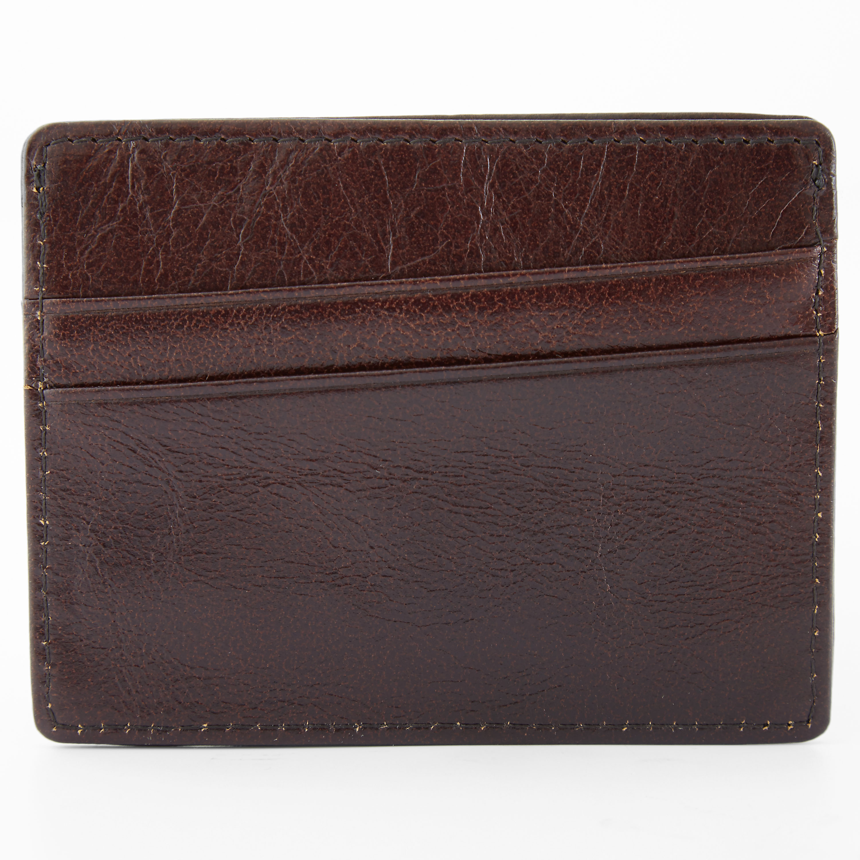 Flerfarget Brun Kortholder av Skinn - 5