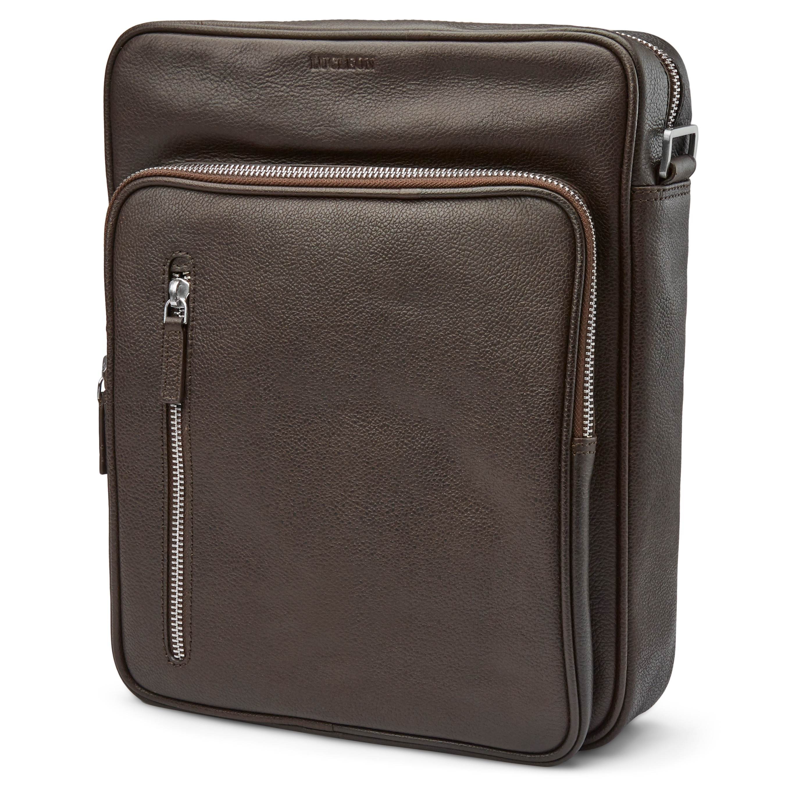 Lev Mørkebrun Skinnveske - 1