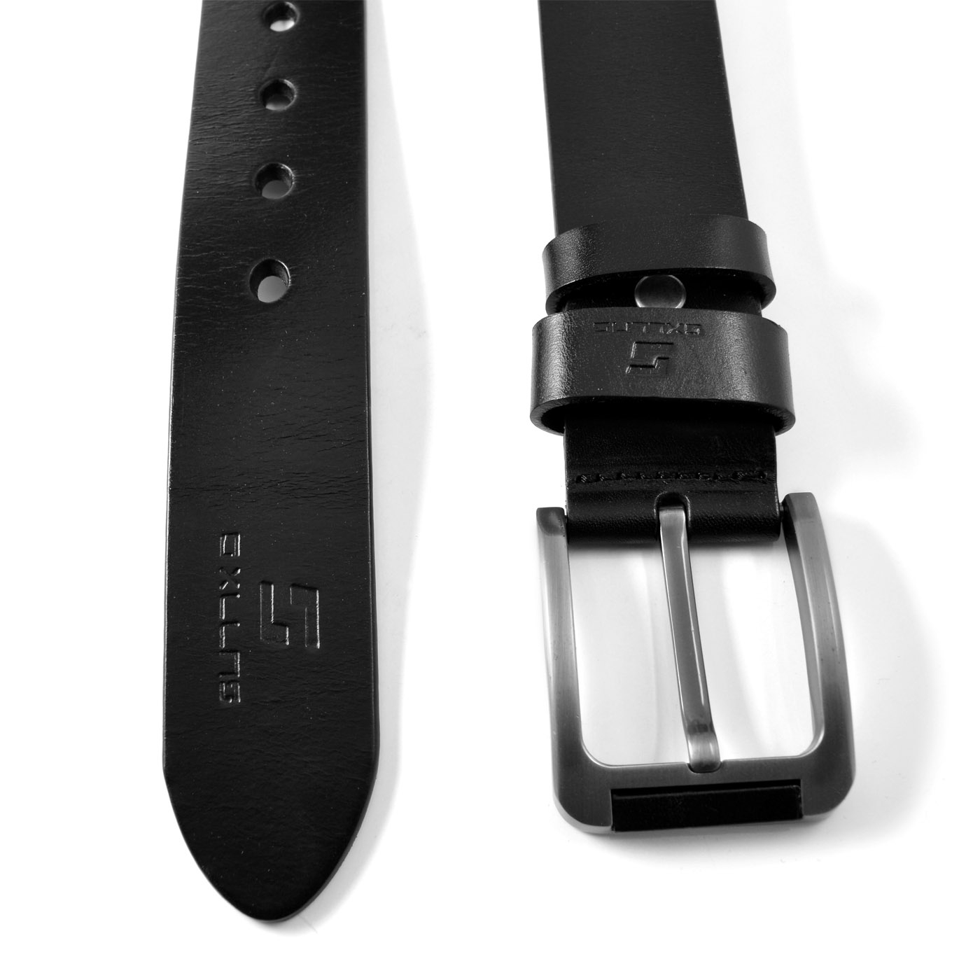 Sort OX Solidt Bælte - 2