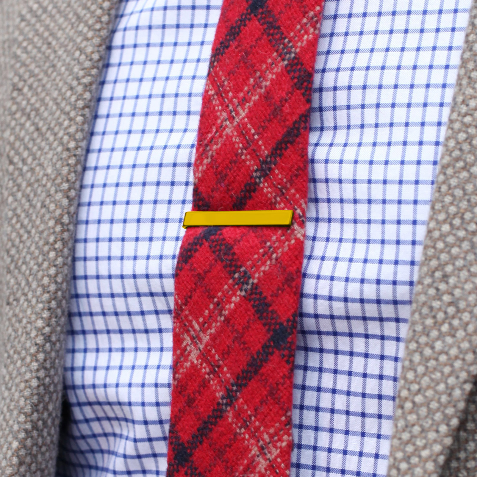 Lyhyt Kullanvärinen Metallisolmioneula - 5