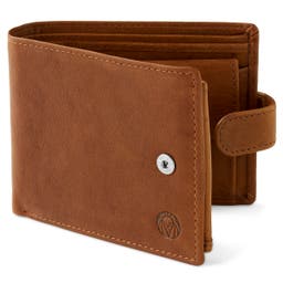 Tan Ergonomic Leather Wallet