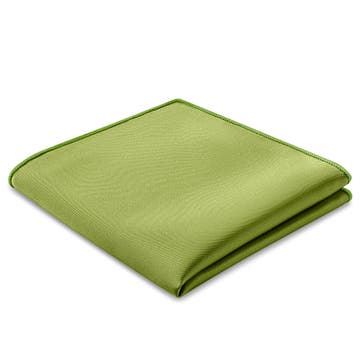 Морскозелена сатенена кърпичка за сако
