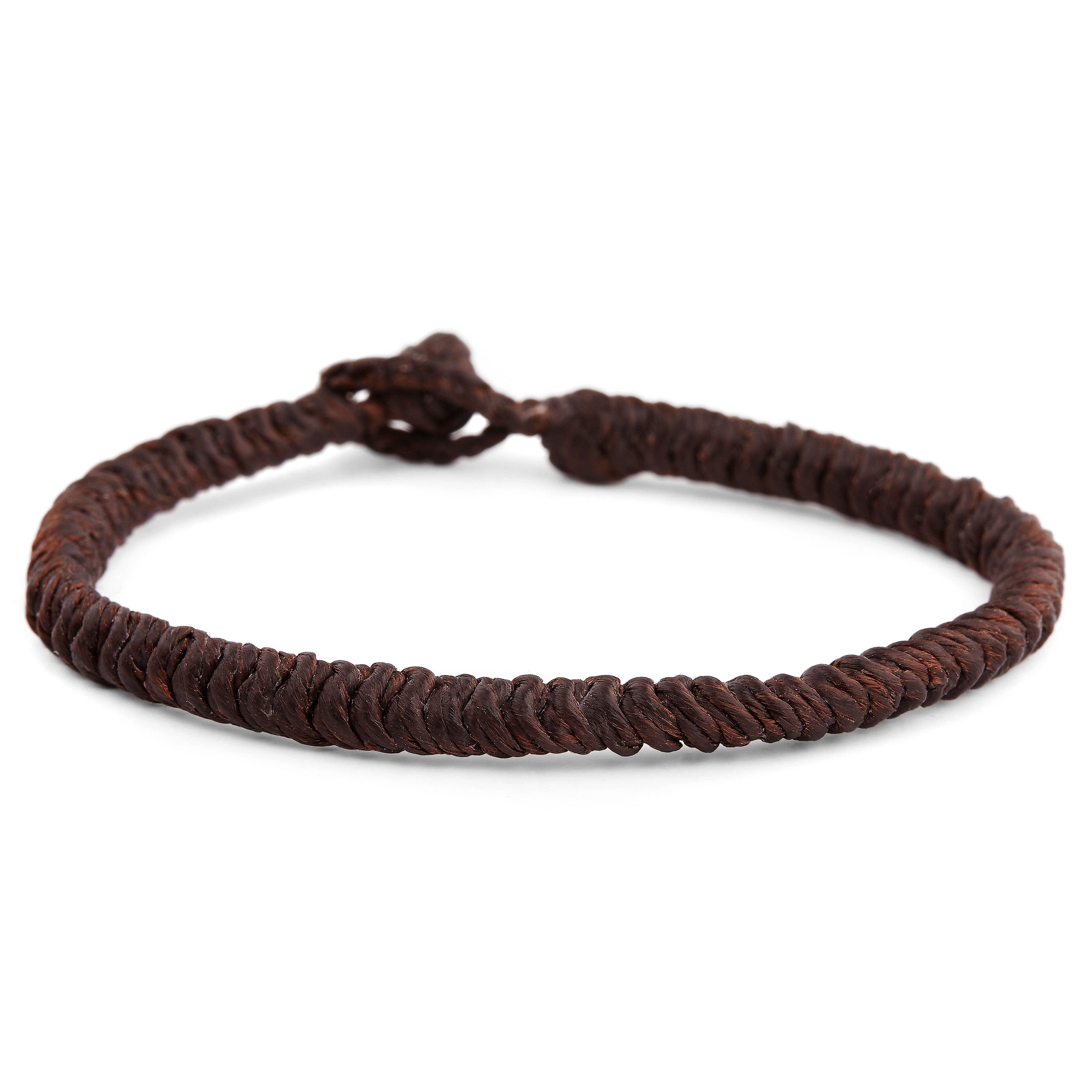 Temno rjava Astor 925 zapestnica - 2