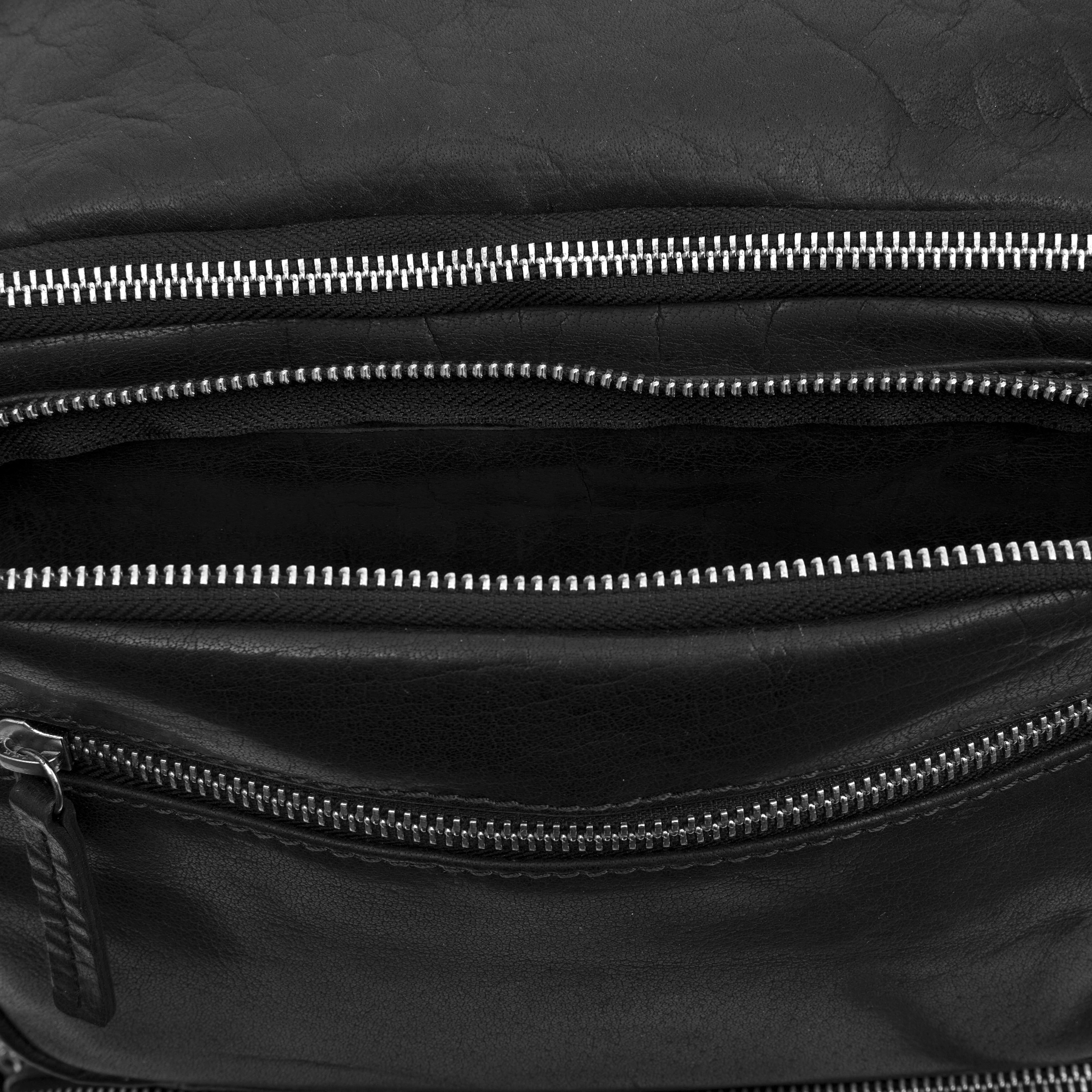Mochila Montreal de cuero negro - 11