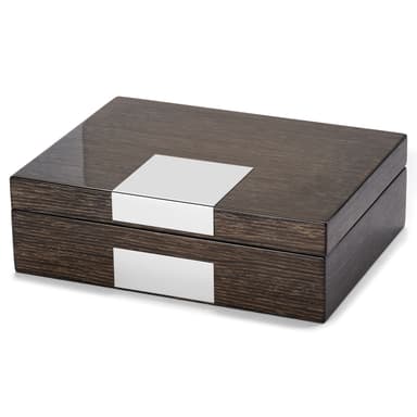 Grijze Houten Horloge & Sieraden Doos Grijze Houten Horloge & Sieraden Doos