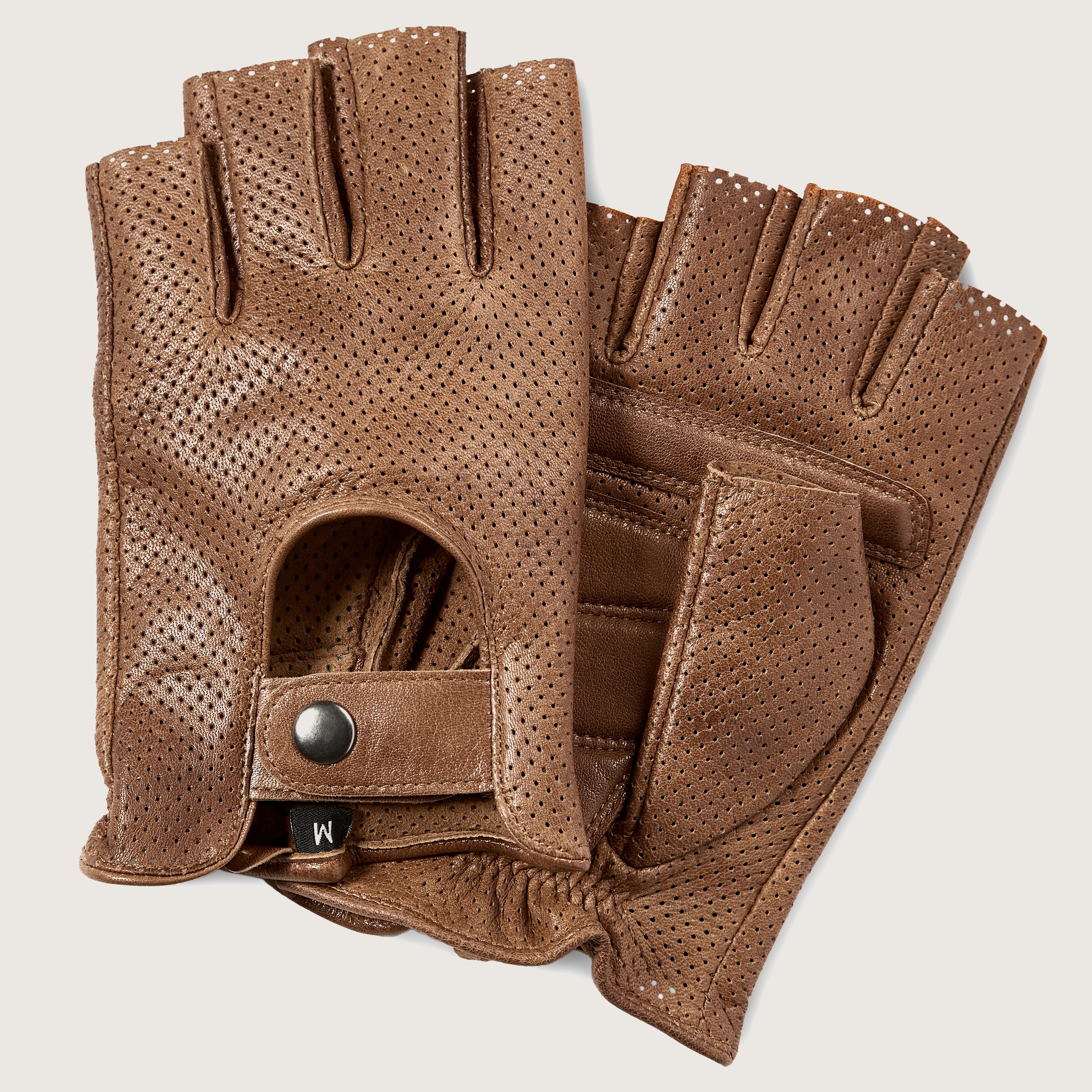 Guanti Senza Dita In Pelle Per Moto E Ciclismo - Unisex, Invernali, Touch Screen - Foto 9