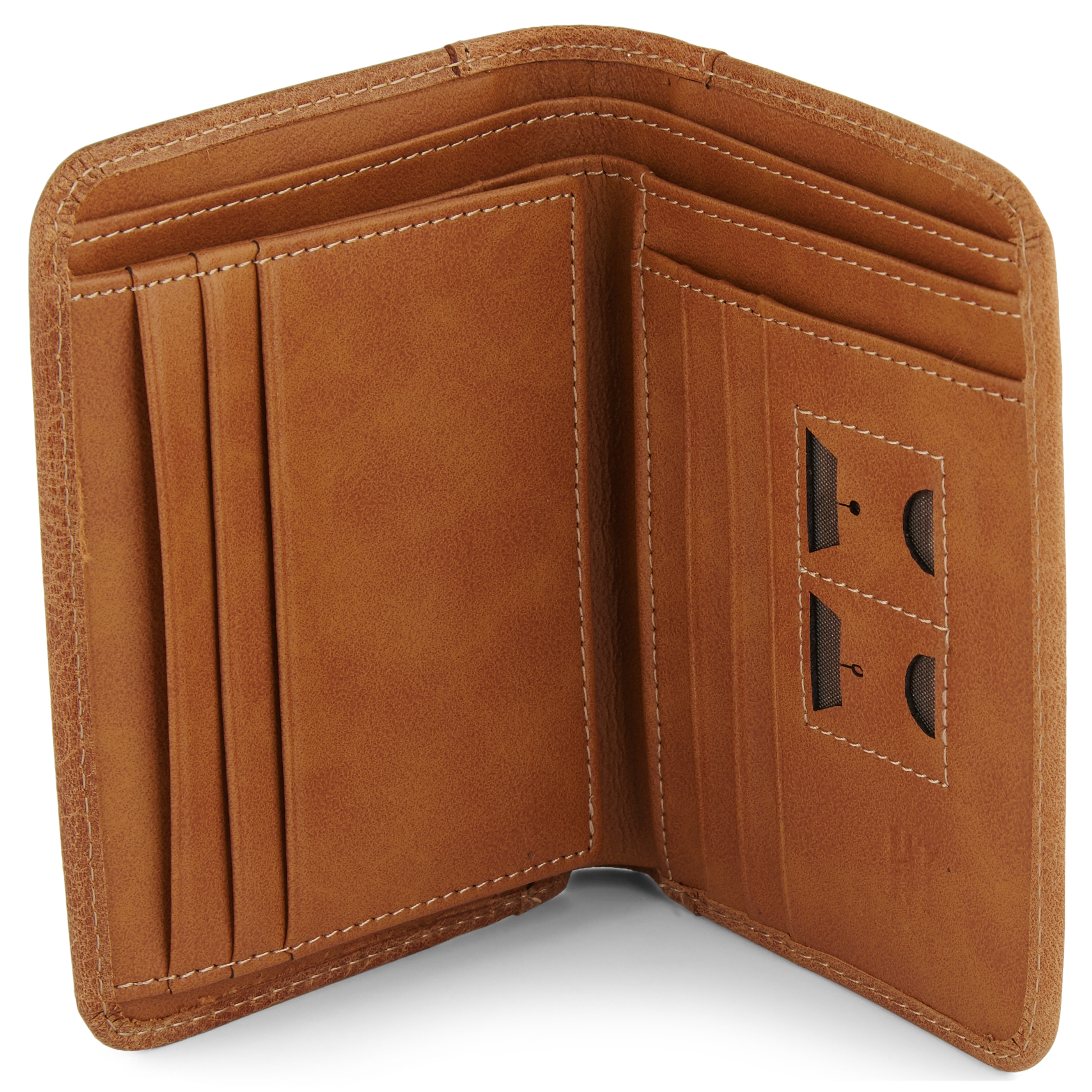 Tegnebog i Rødbrunt Læder - 2