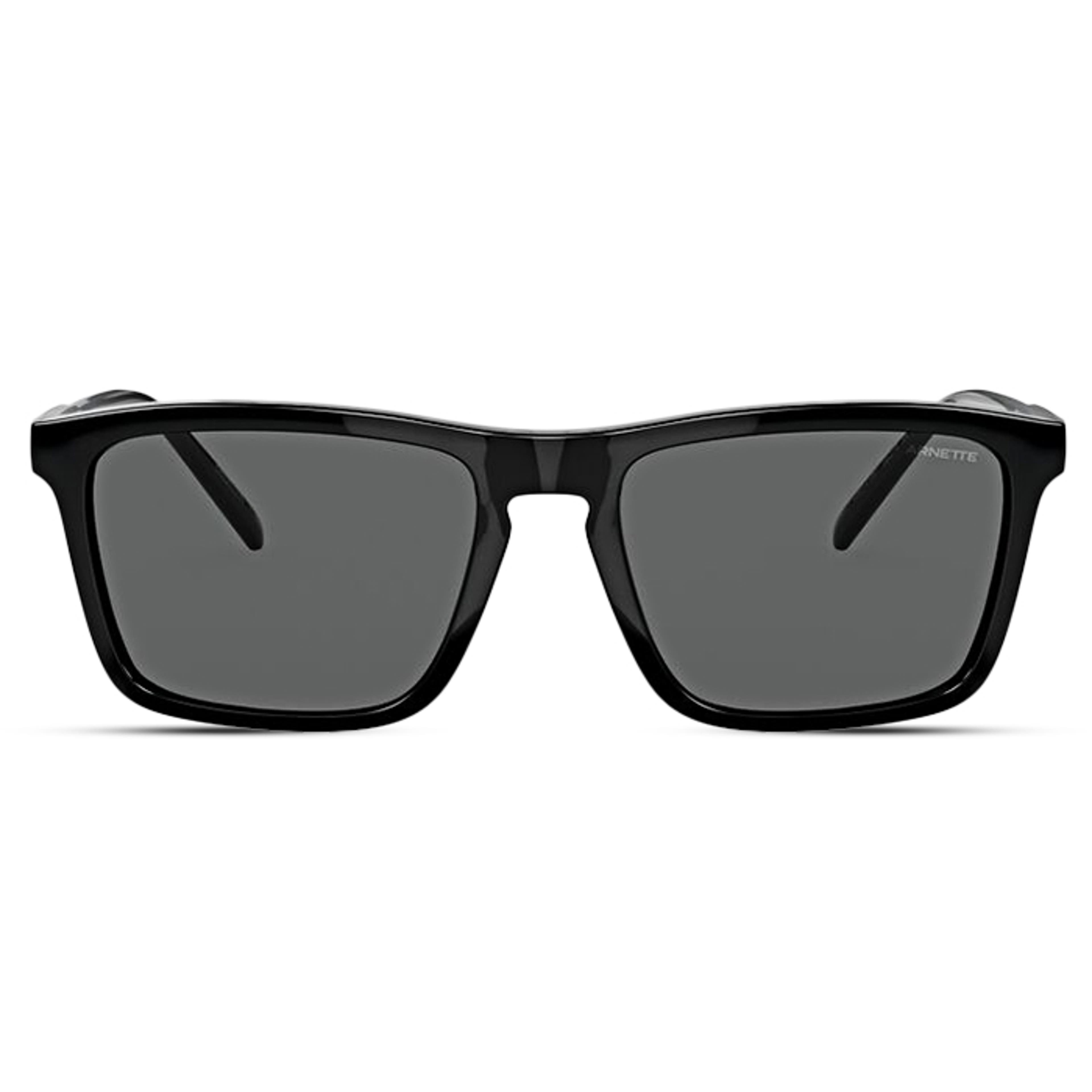 Gafas de sol de montura gruesa polarizadas negras | Arnette 0AN4283 Gafas de sol de montura gruesa polarizadas negras | Arnette 0AN4283