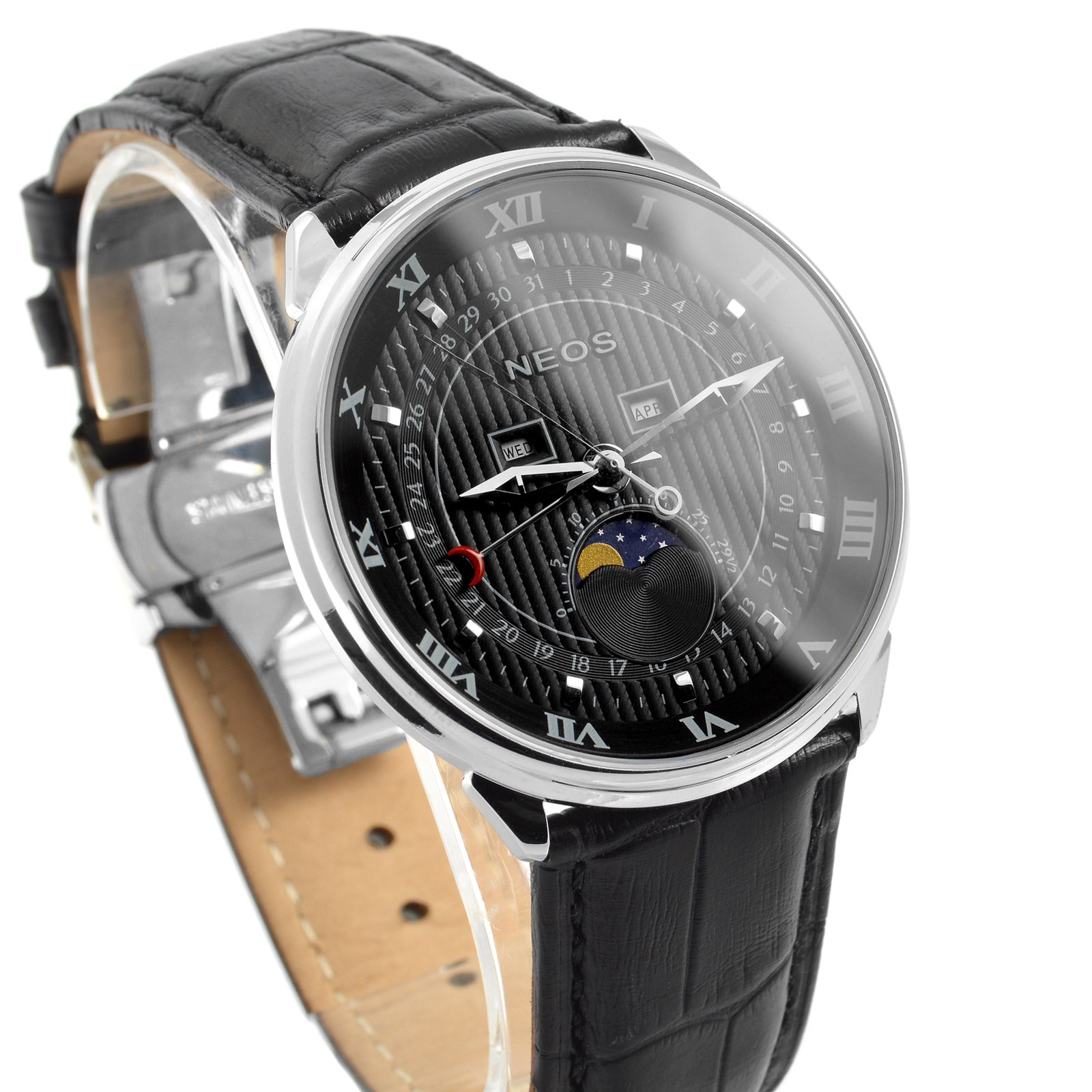 Svart City Light Sapphire Klokke - 6