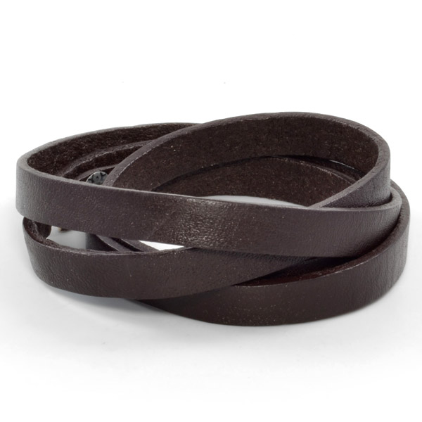 LUCLÉON - Brown Casual Læderarmbånd - 2