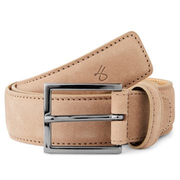 Fey Camel Italian Leather Belt