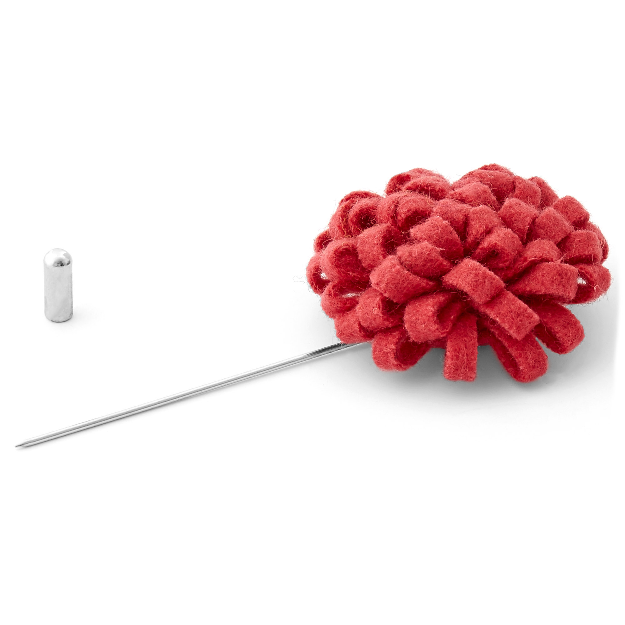 Flor de solapa creativa roja - 2