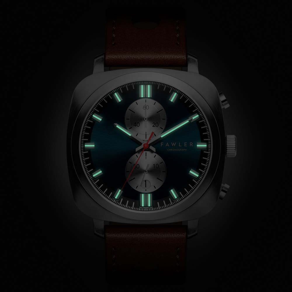 hover: Callao | Blauw Kussenvormig Horloge hover: Callao | Blauw Kussenvormig Horloge