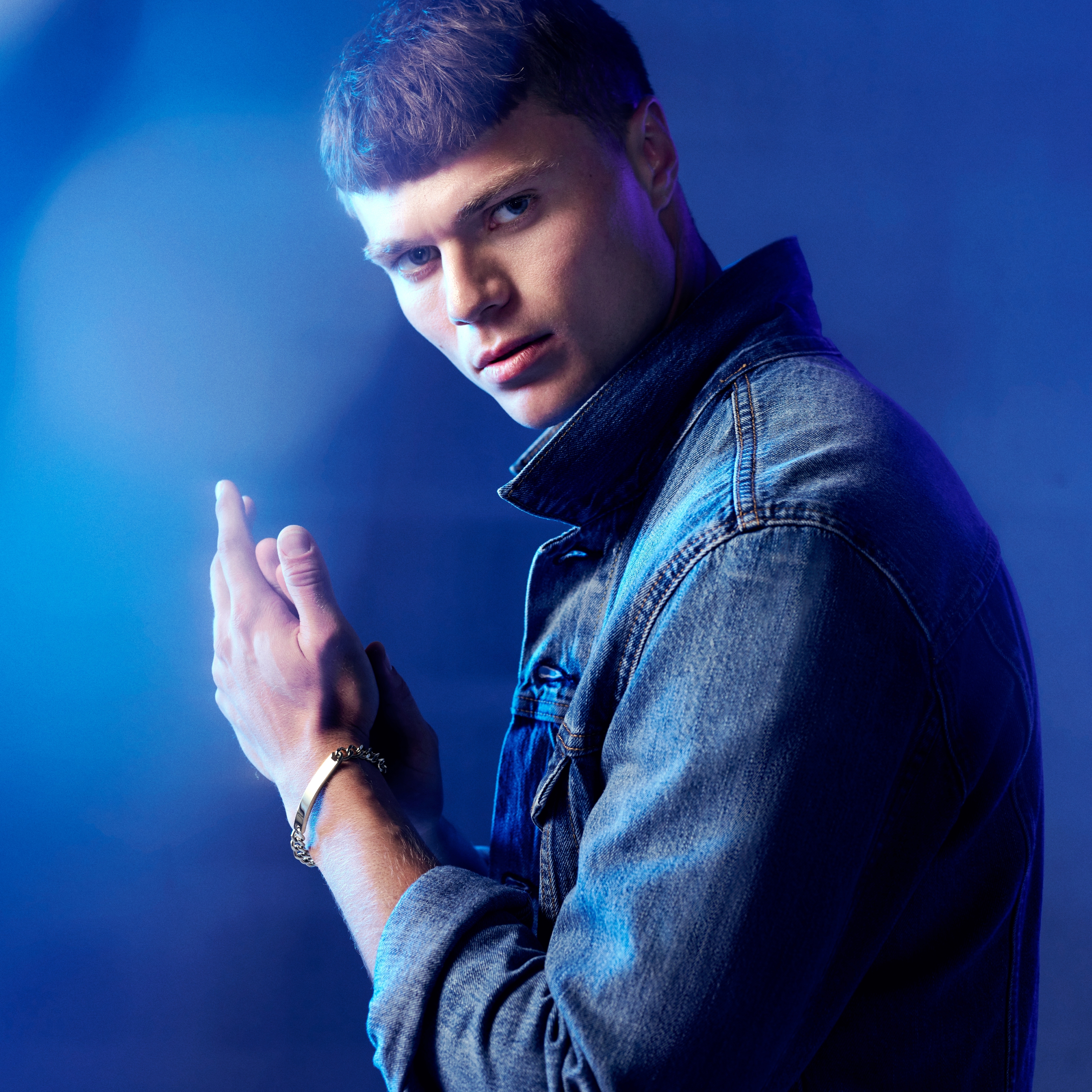 Nomen | 7 mm Silver-tone Stainless Steel ID Plate Bracelet - 3