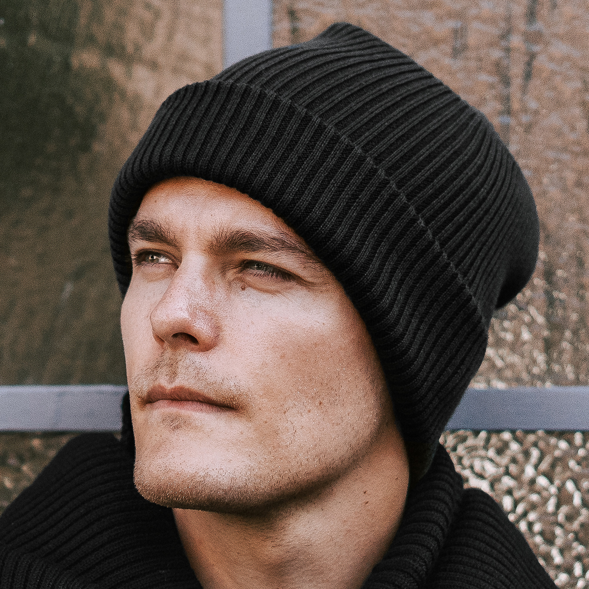 Frederick Schwarzer Urban Schlauchschal & Kai Schwarze Kane Beanie - 2