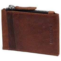 Montreal Mini Tan RFID Leather Wallet