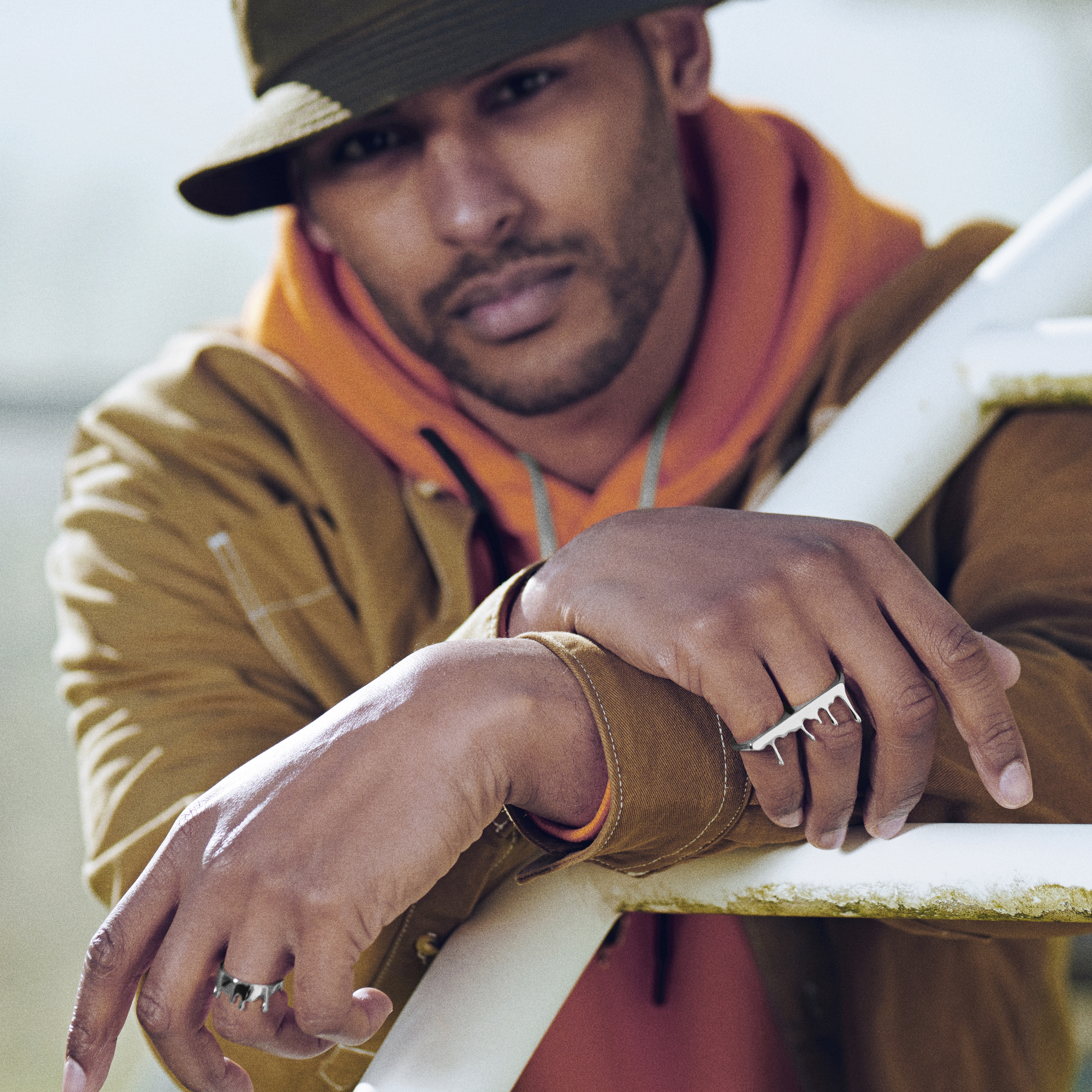 Fahrenheit | Melting Steel Ring - 4