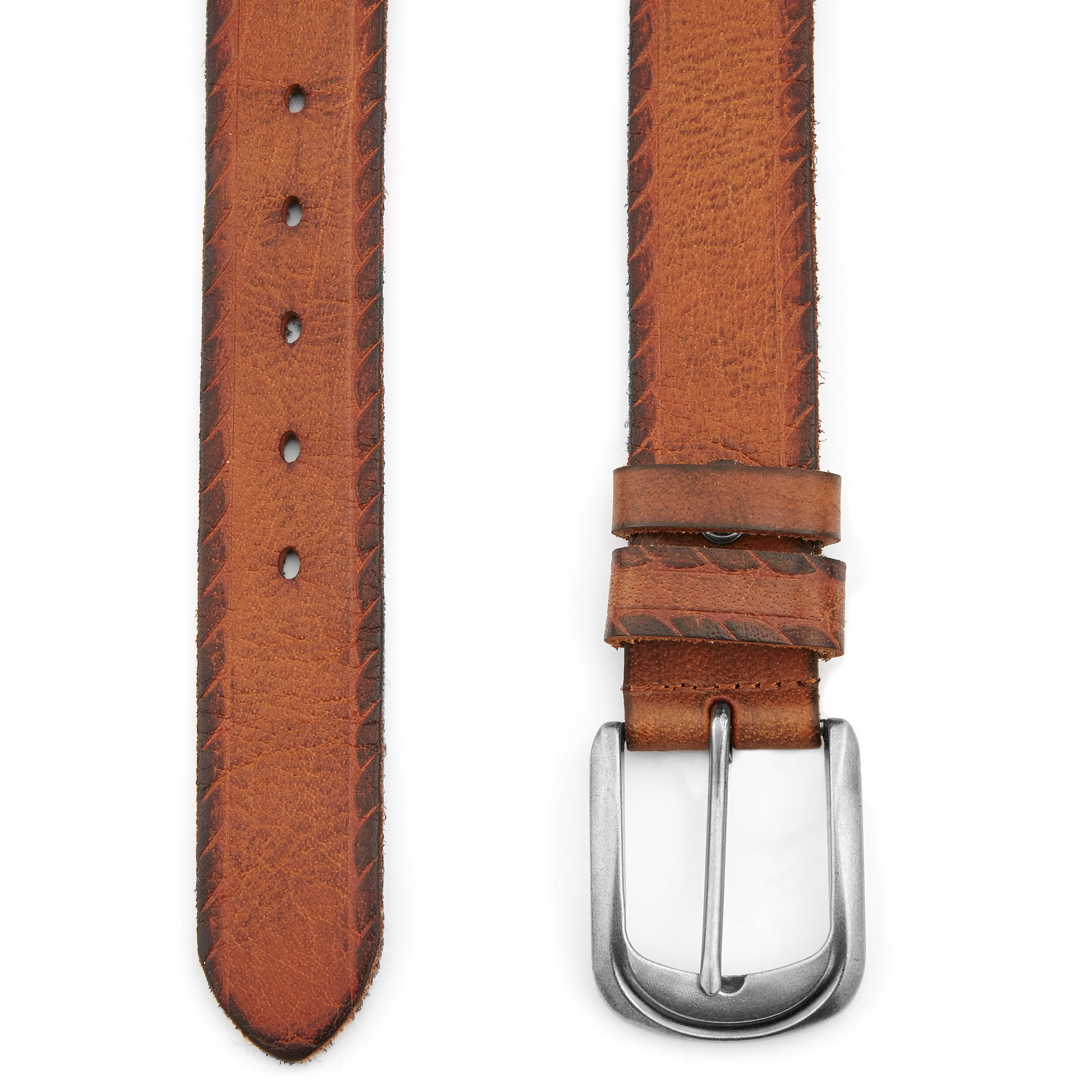 Bruine Leren Leraarsriem - 2