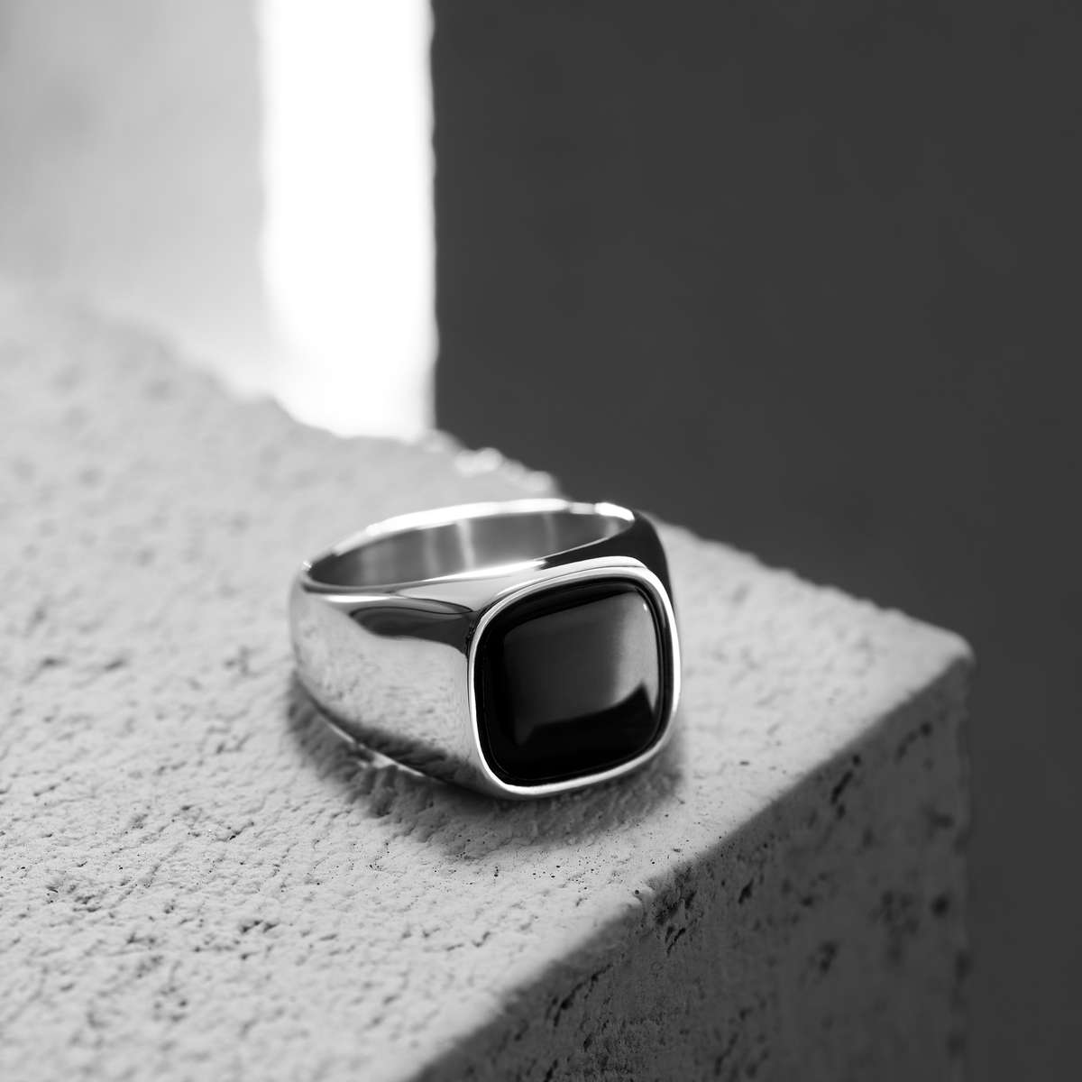 Len Silver-Tone Gravel Ring | In stock! | Lucleon