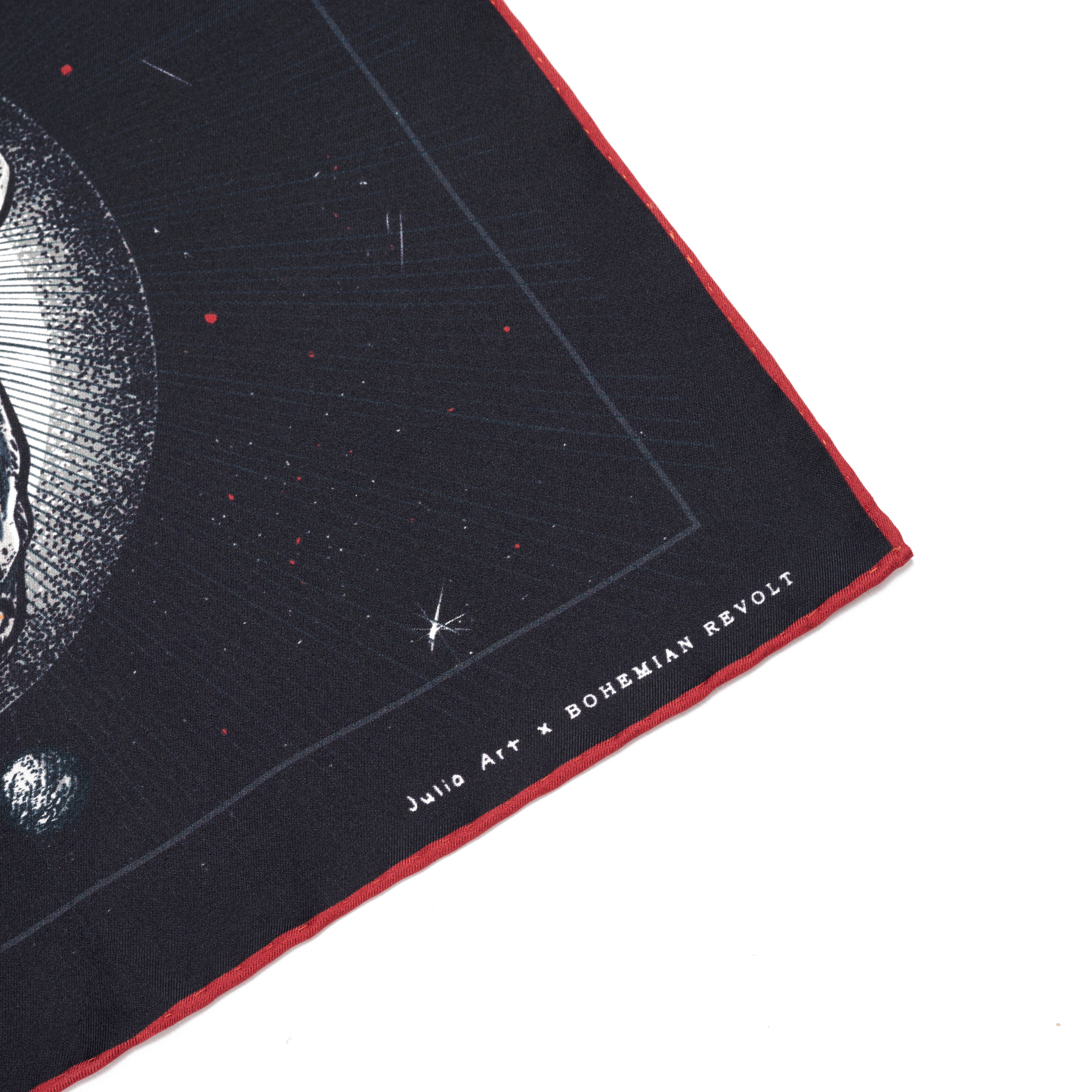 Space Devil New Age Pocket Square  - 4