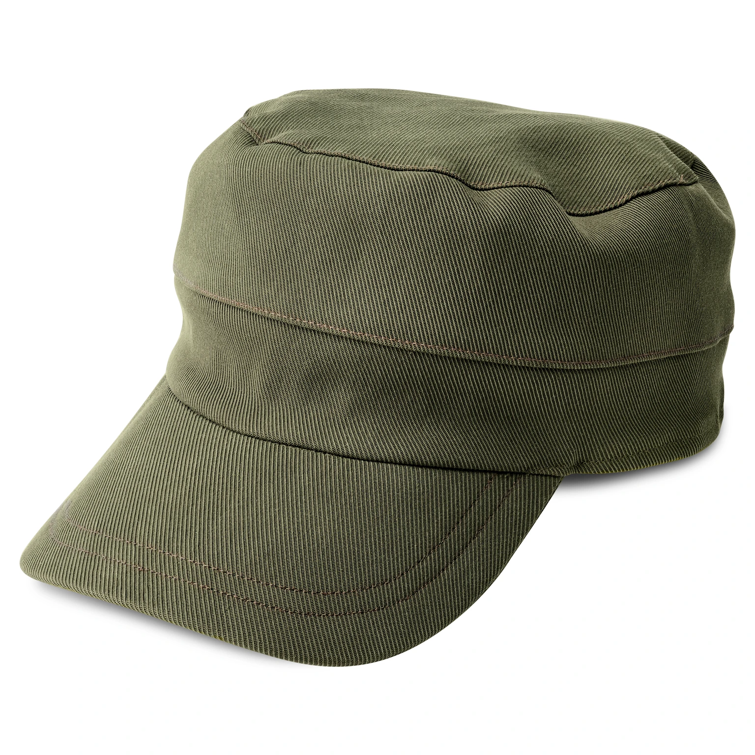 Casquette militaire Flynn en coton vert Casquette militaire Flynn en coton vert