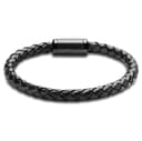 Panther | Sort Karbonfiber Lærarmbånd Panther | Sort Karbonfiber Lærarmbånd
