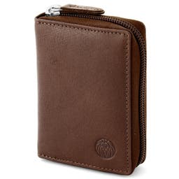 California | Brown Leather Card Holder
