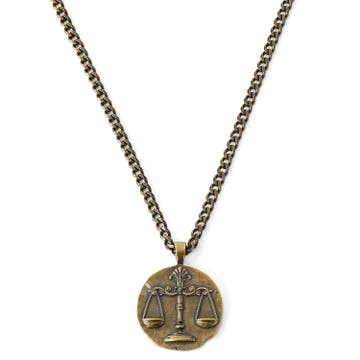 Astro | Gold-Tone Libra Zodiac Sign Necklace Astro | Gold-Tone Libra Zodiac Sign Necklace