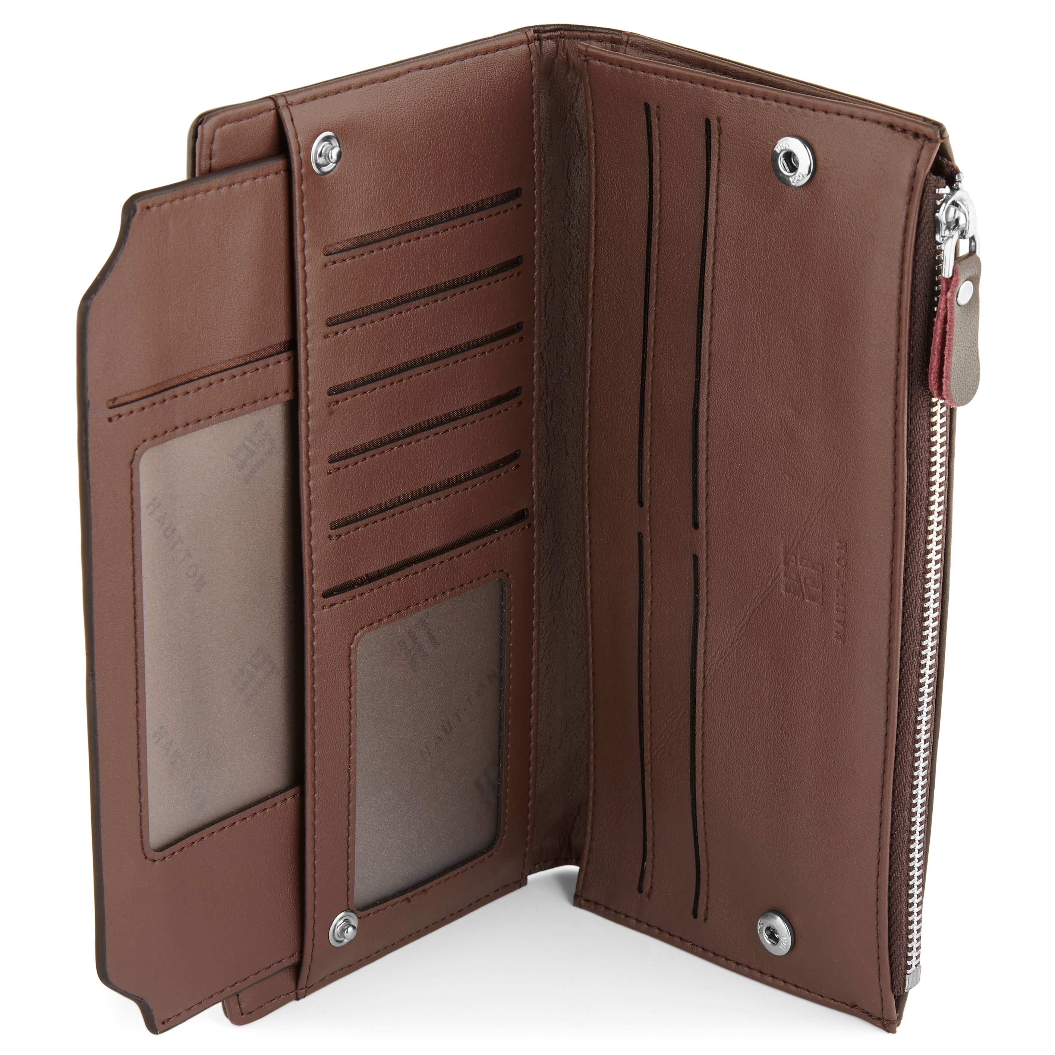 Long Brown Weave Wallet - 5