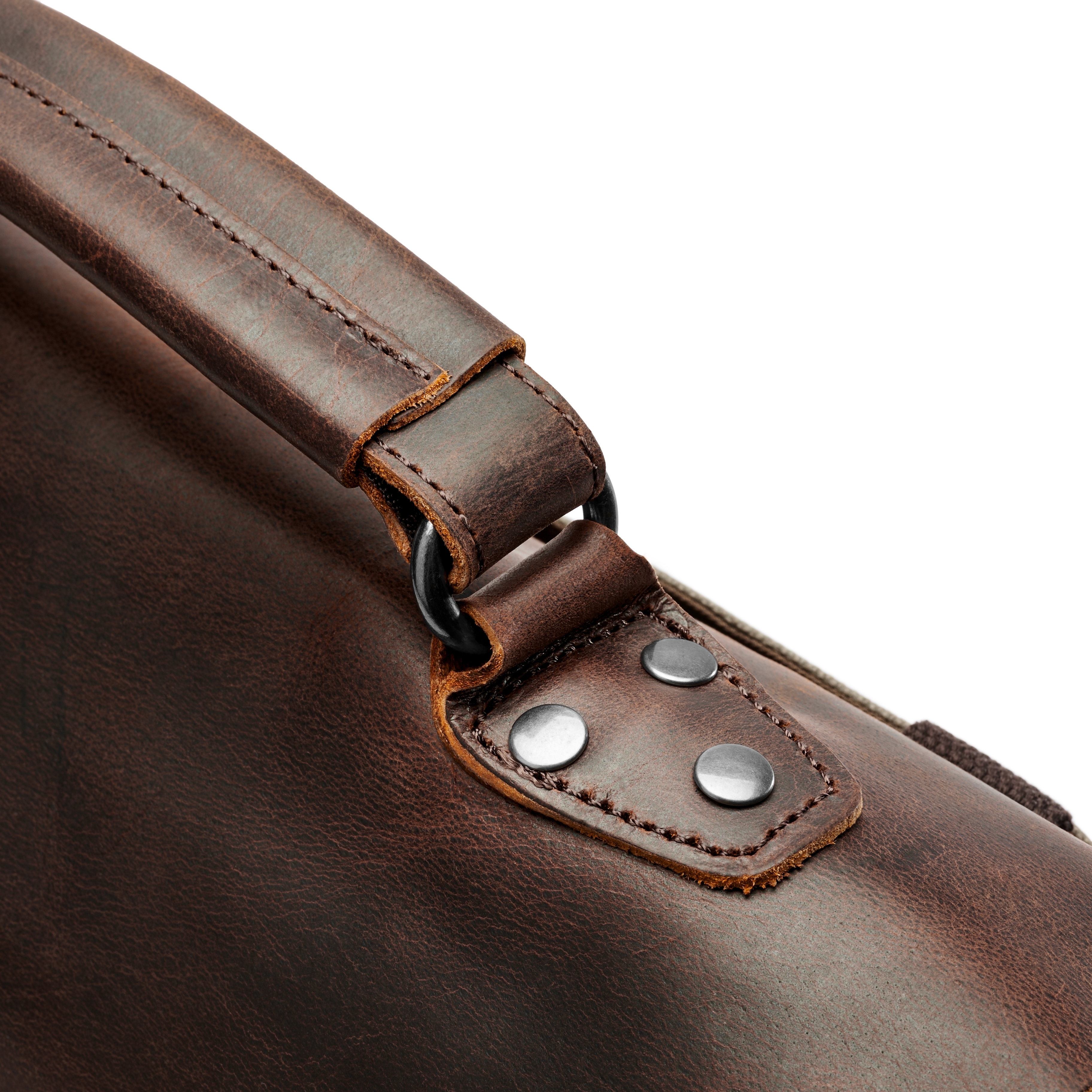 Army Green Vintage-Style Messenger Bag - 6