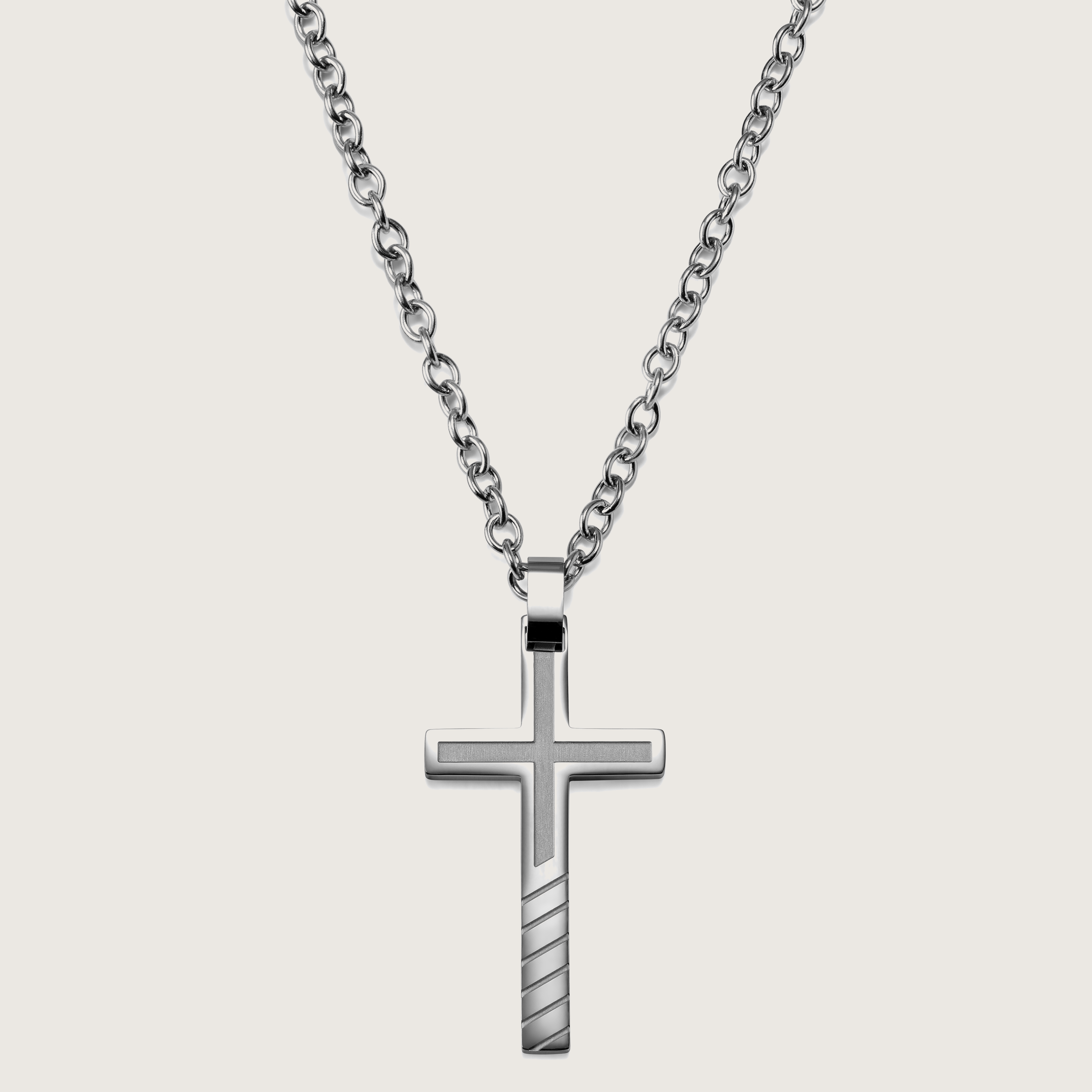 Chaine En Or Homme Collier Croix Chretienne DVRKu00ae Homme 33 Mm Ru00e9sistante U00e0 L'Eau Et U00e0 Collier Homme Or