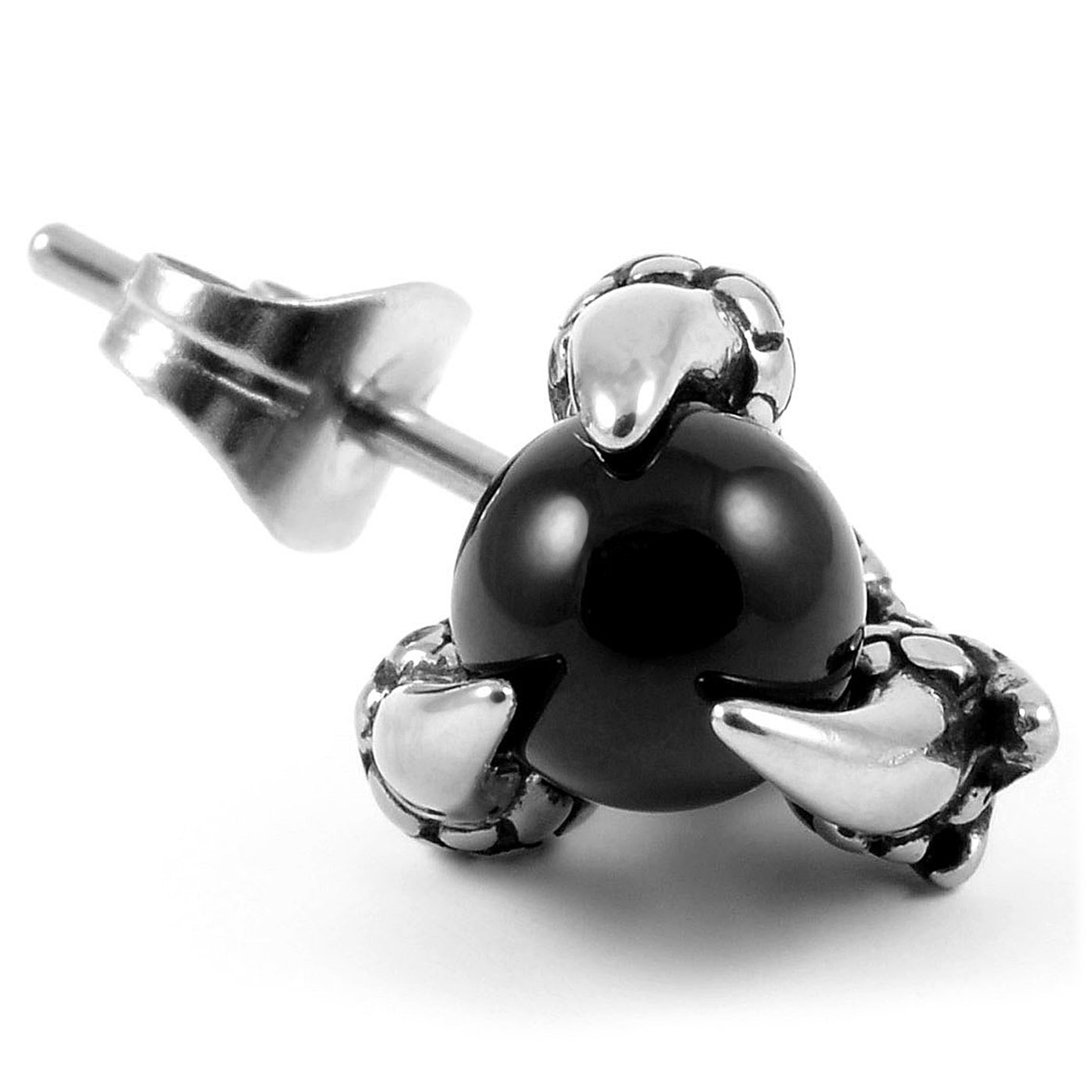 Boucle d'oreille La serre argentée - 5