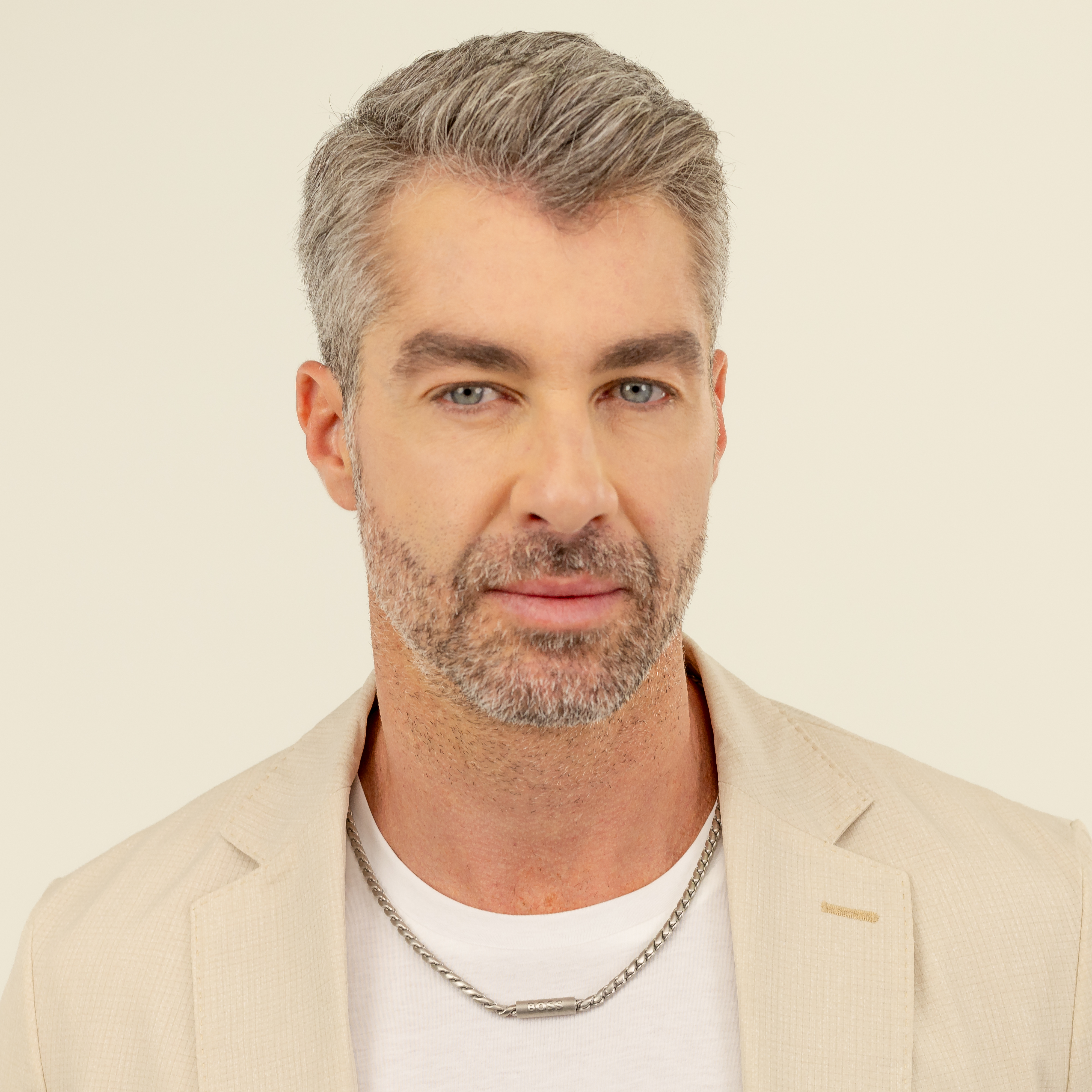 Naszyjnik BOSS Doran w kolorze srebra - 3