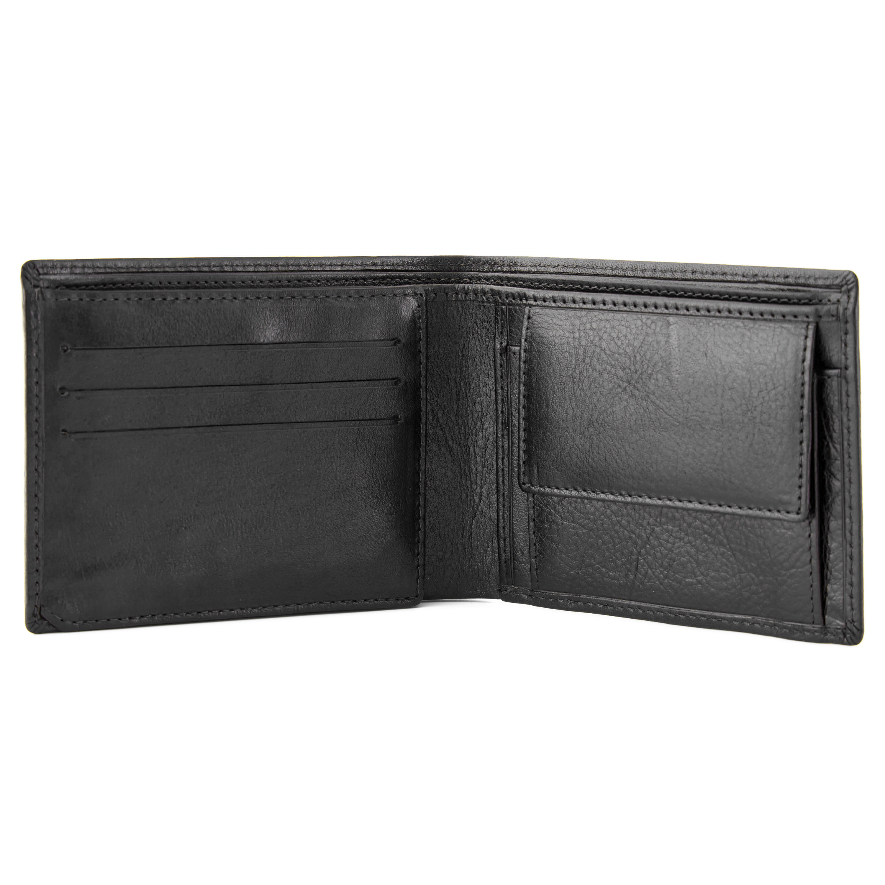 Svart Skinnlommebok - 2