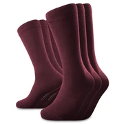 TrueFeel | 3-Pack Dark Crimson Bamboo Crew Socks TrueFeel | 3-Pack Dark Crimson Bamboo Crew Socks