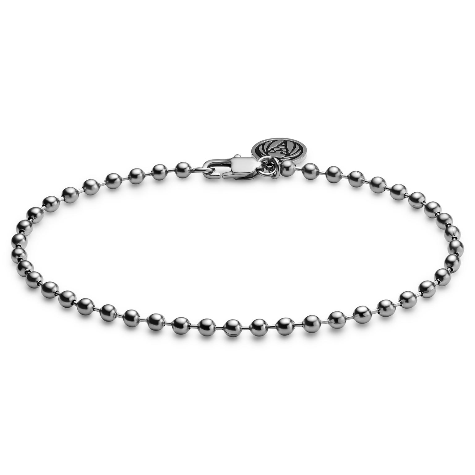 Essentials | 3 mm Silberfarbenes Kabelketten-Armband Essentials | 3 mm Silberfarbenes Kabelketten-Armband