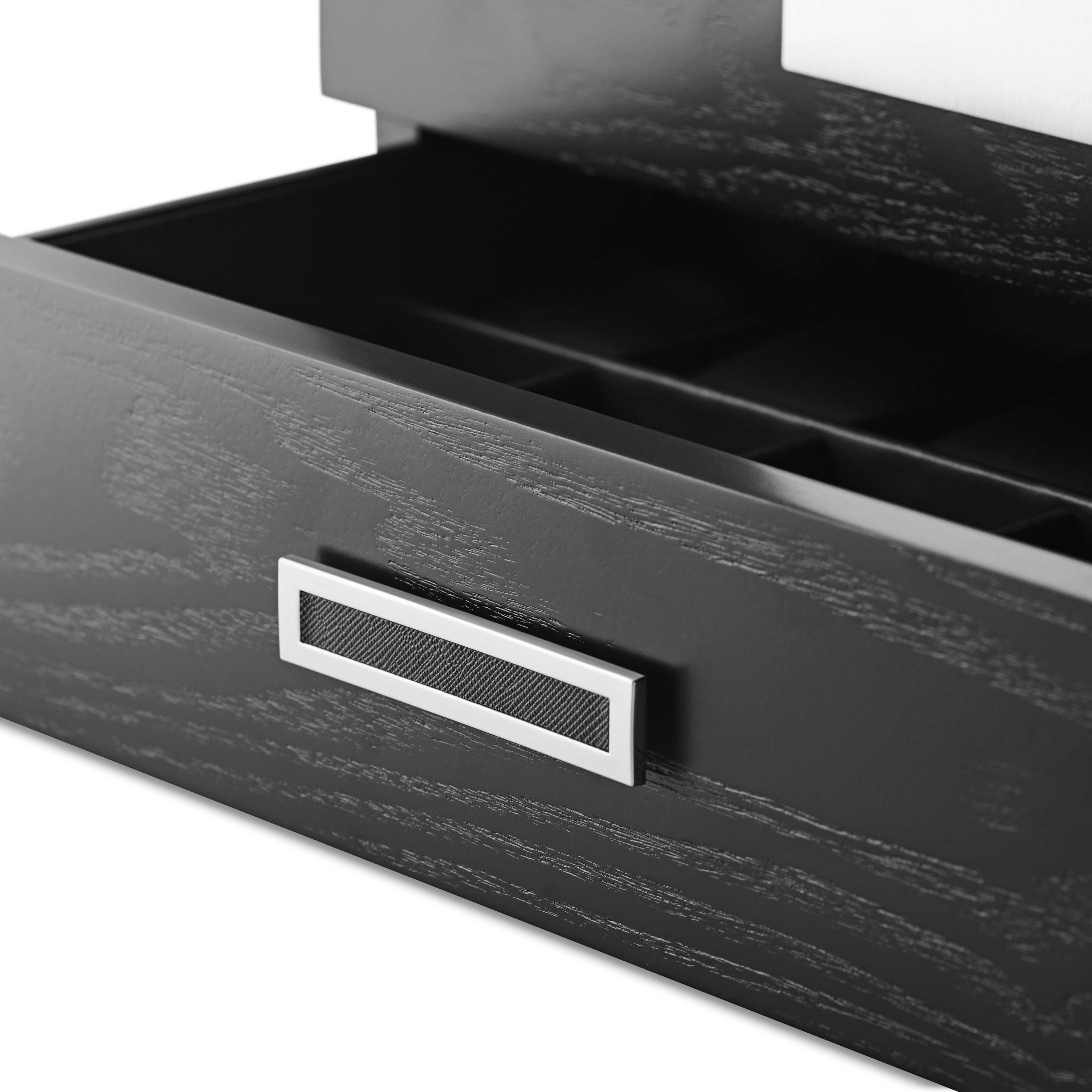 20 Slot Black Veneer Watch Display Box - 5