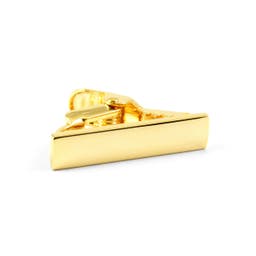 Goldene mini Krawattenklammer