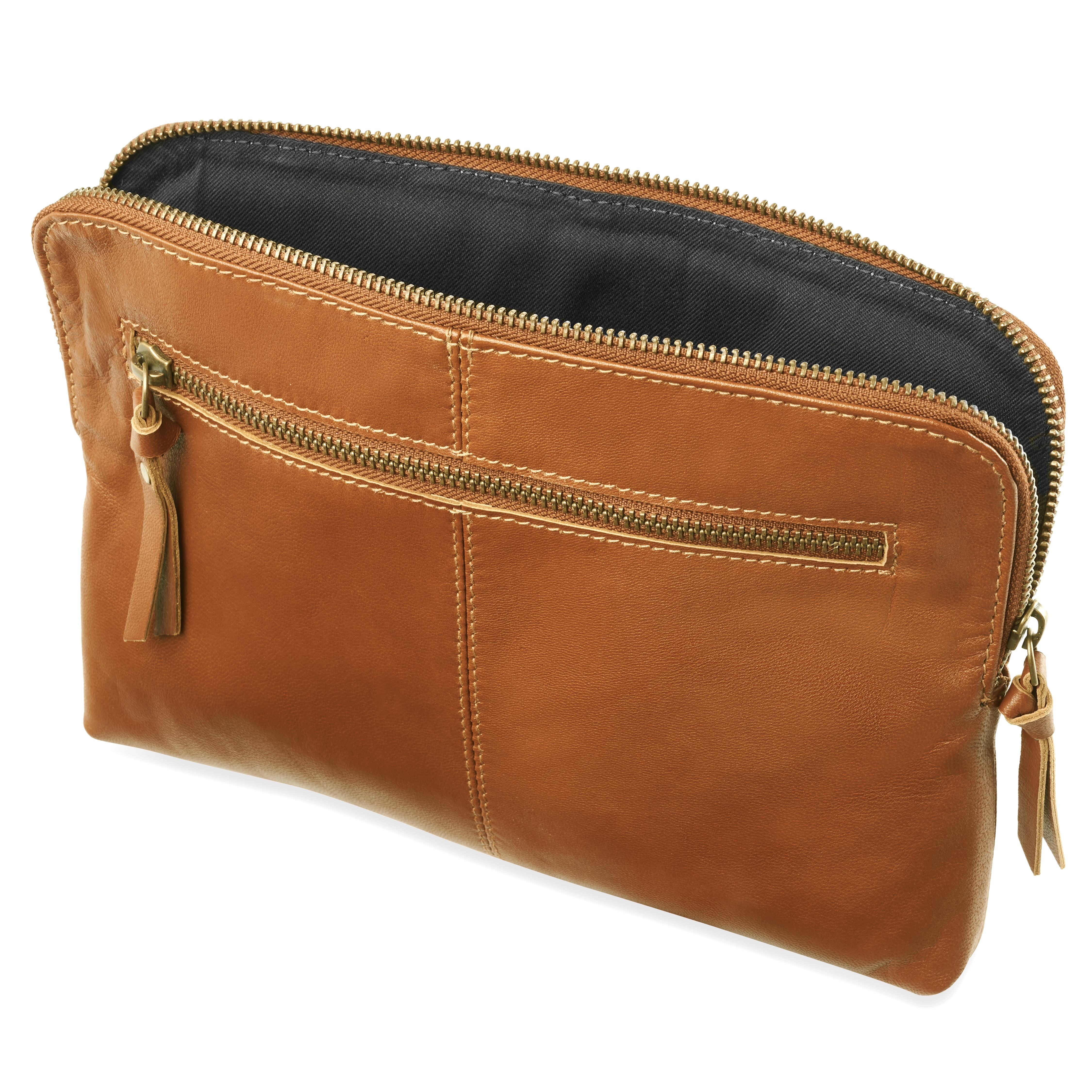 iPad Tablet Sleeve | Cognac Goat Leather - 4
