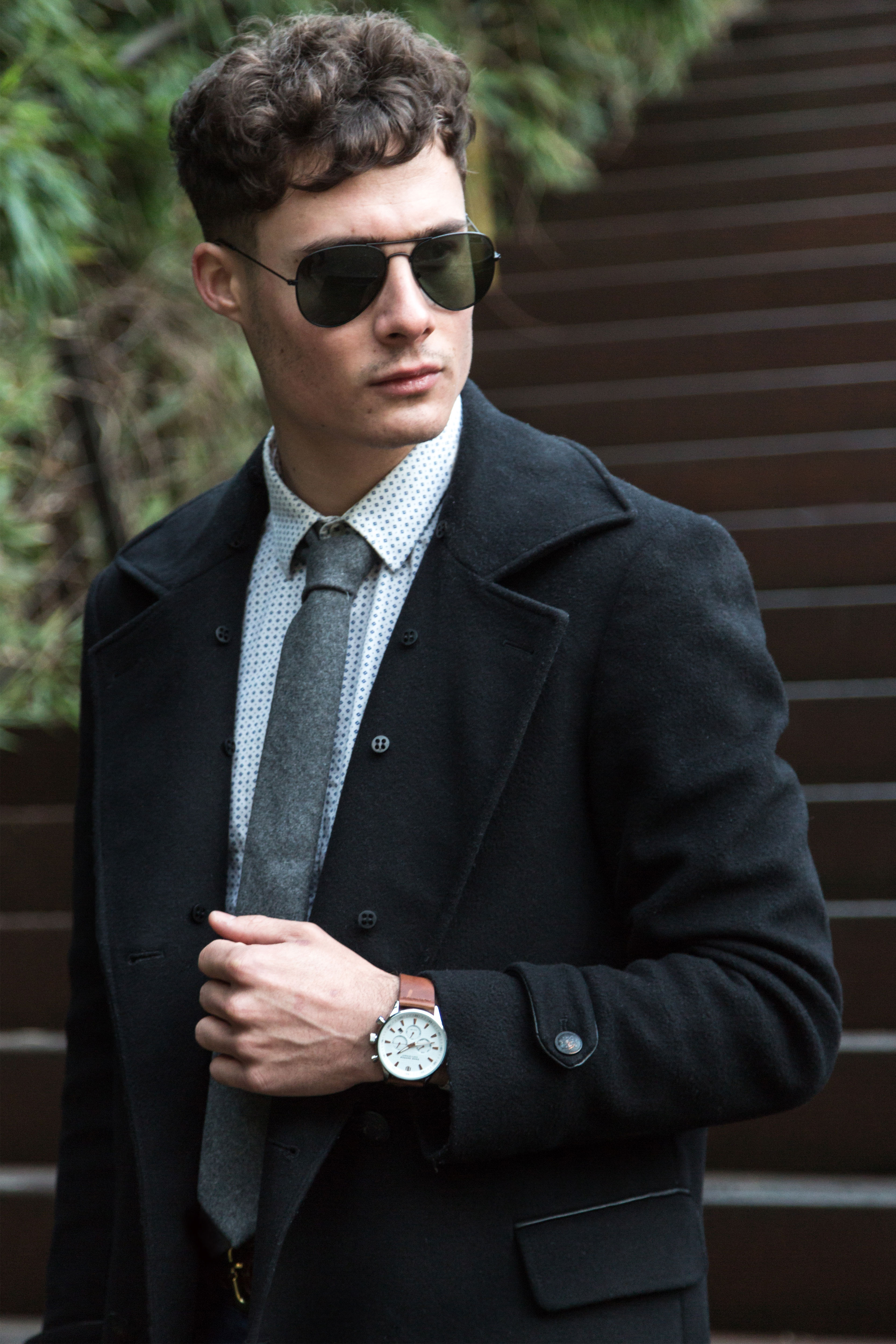 White & Copper Troika Watch - 6