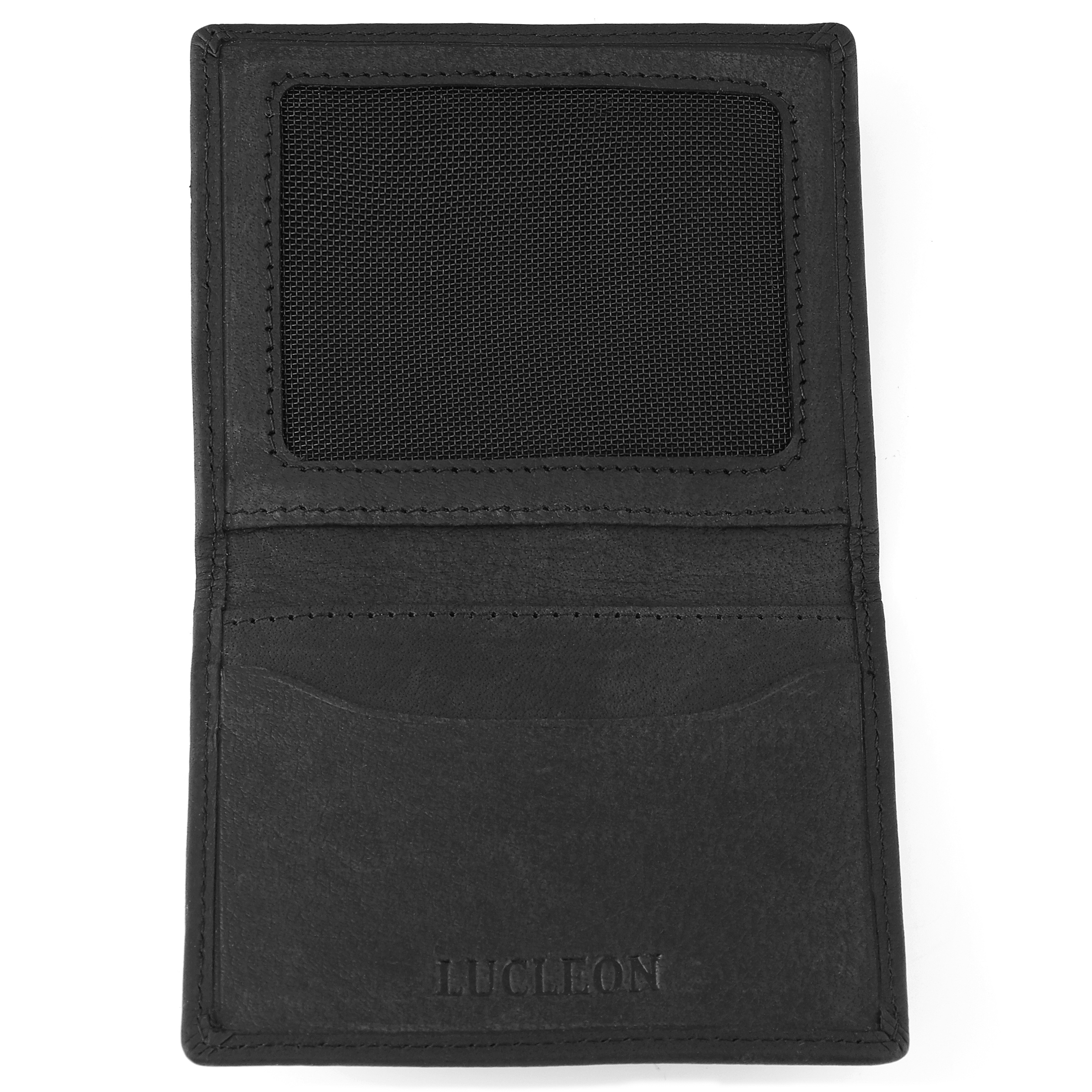 Oxford Zwart Lederen Kaarthouder - 2