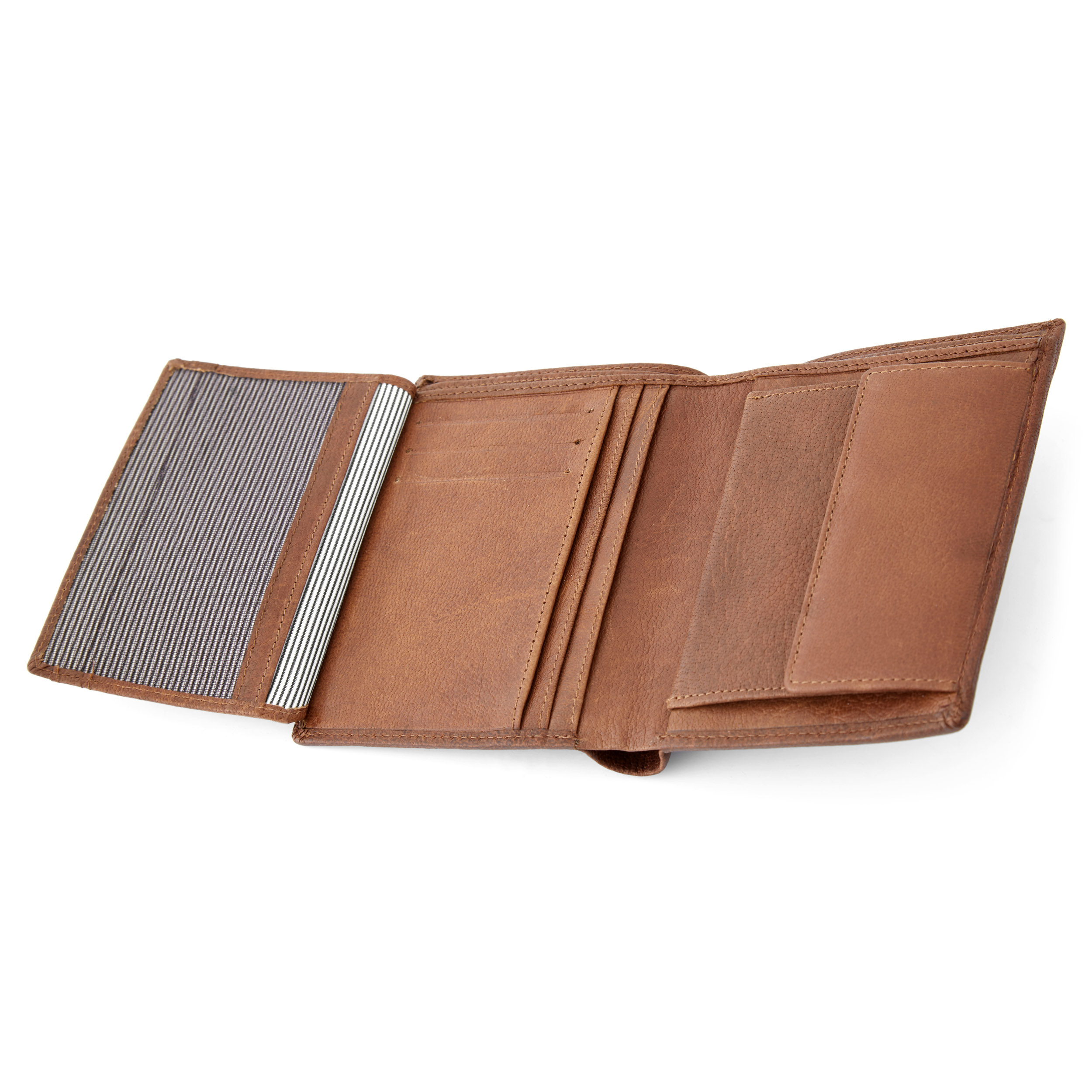 Keltaruskea Stand-up California -nahkalompakko - 4